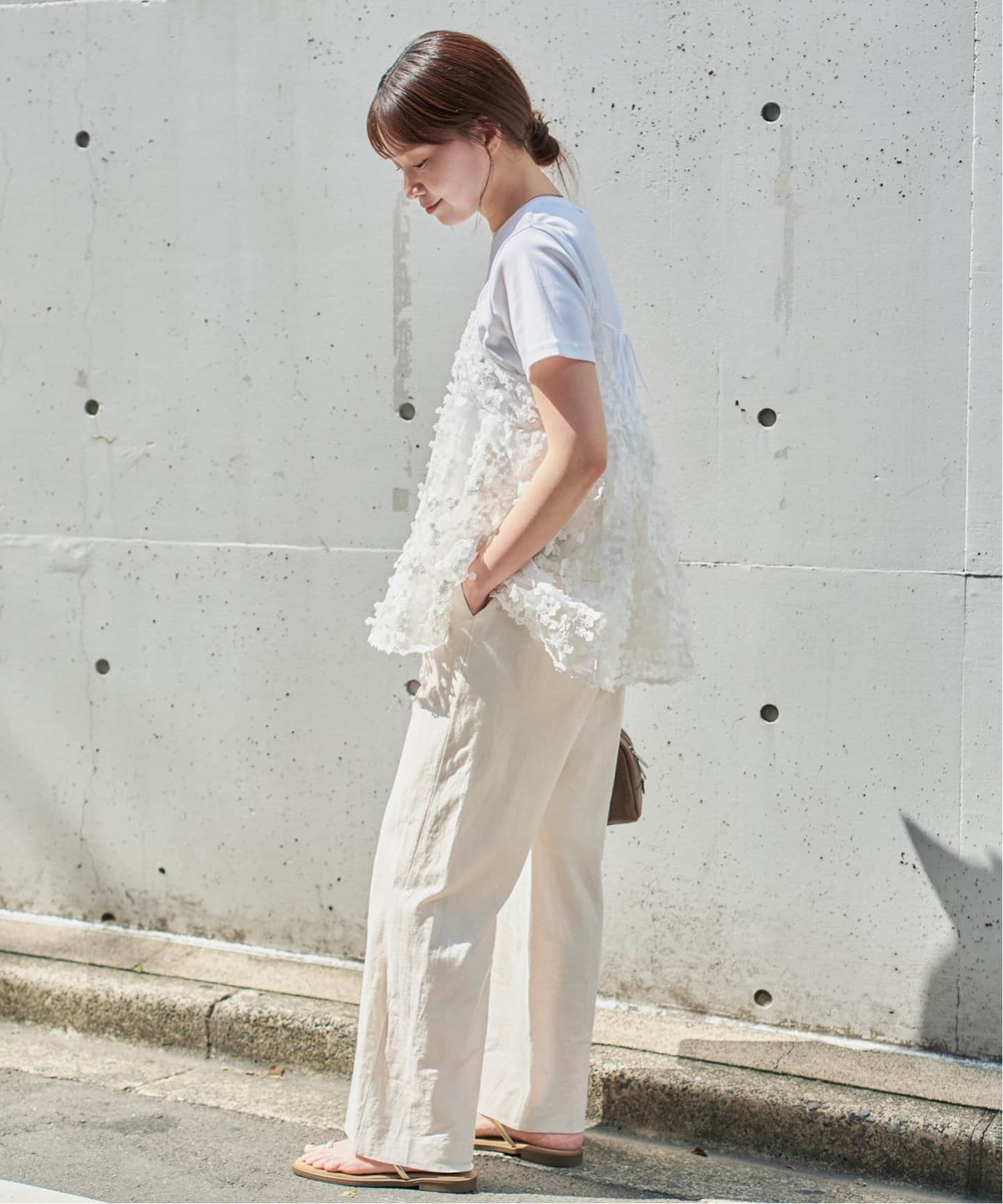 追加》フラワーエンブロイダリー キャミソール（キャミソール）｜IENA