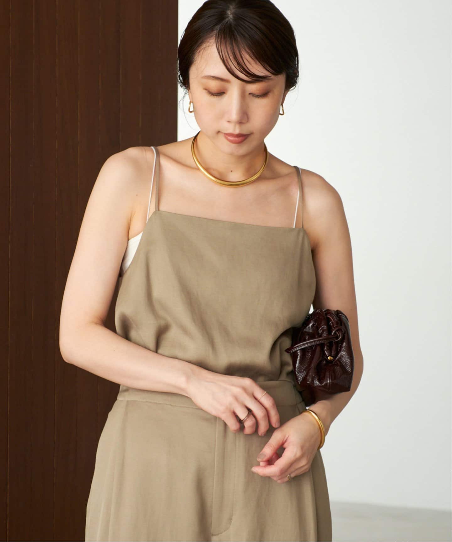 追加》fibril linen 混 キャミソール（キャミソール）｜Plage