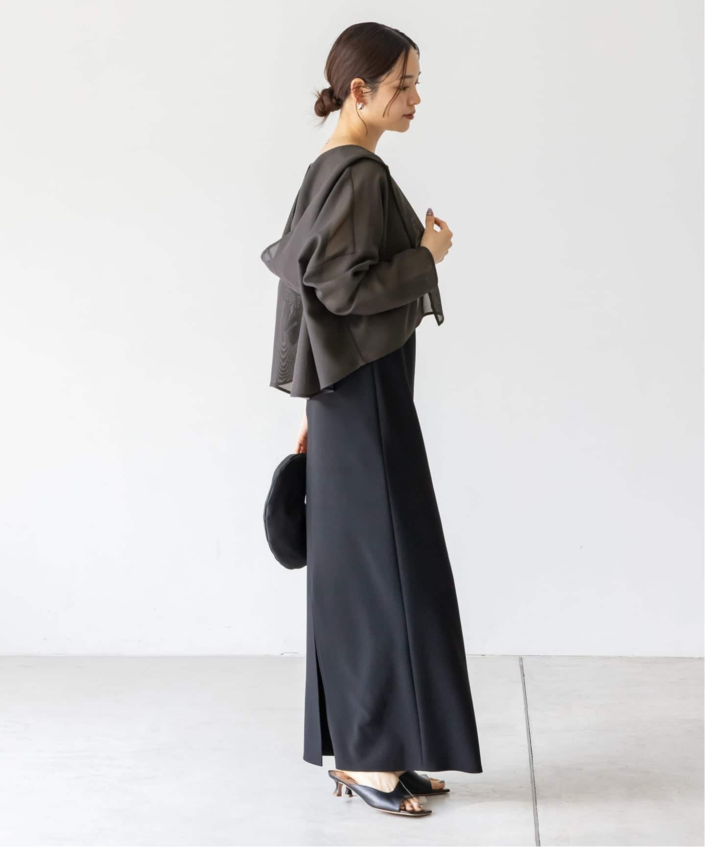 追加》ブリーズメッシュショートフードブラウス（シャツ／ブラウス