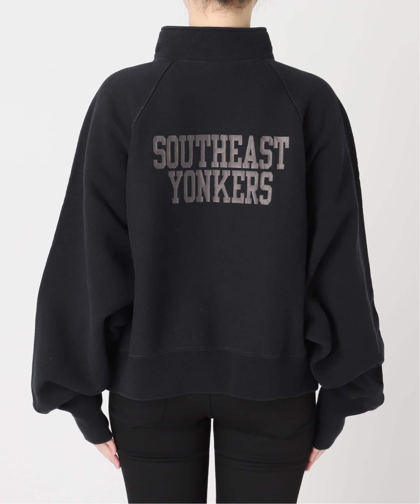 別注【CHAMPION/チャンピオン】for JS ハーフジップスウェット