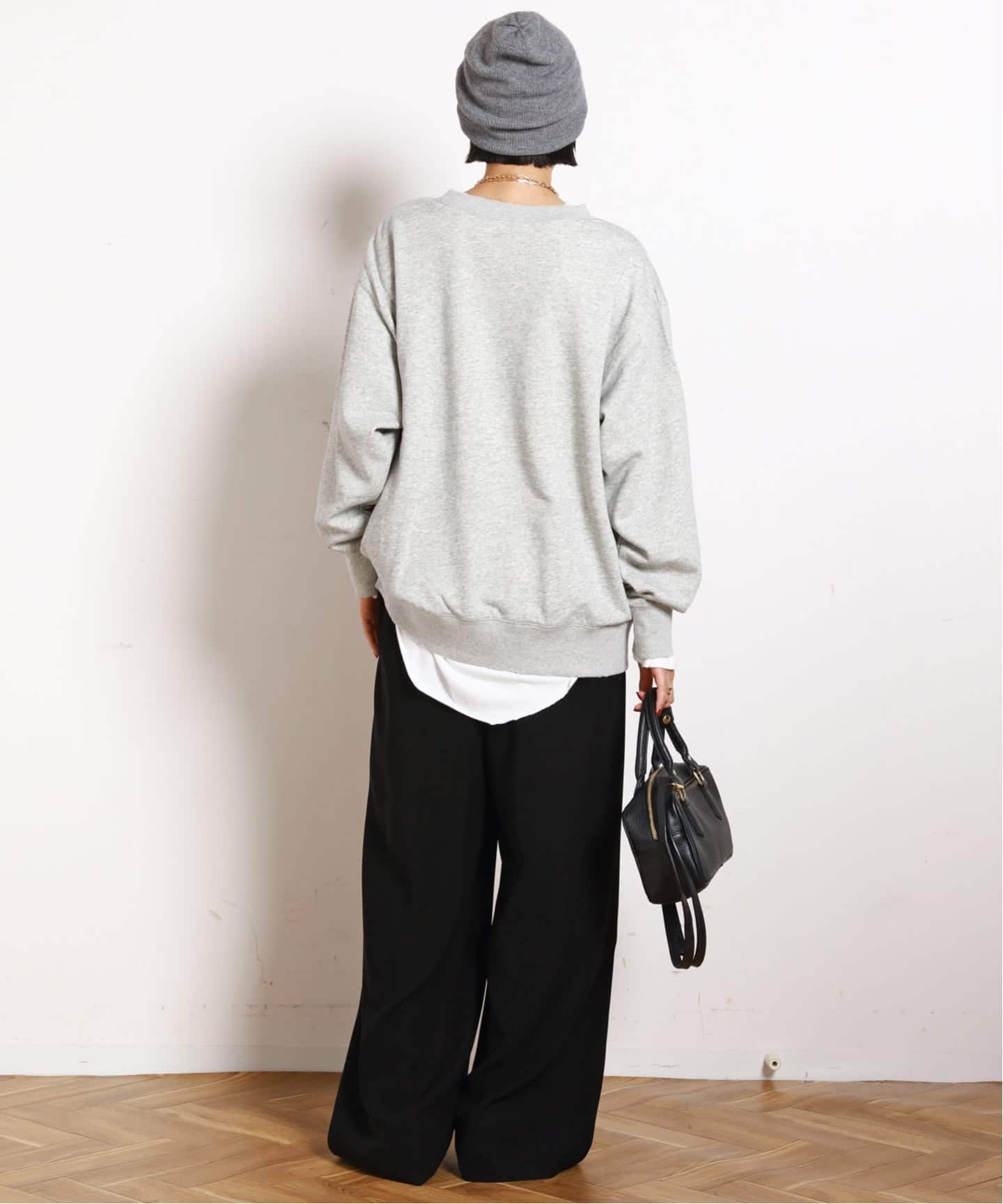 athletic wear MASON】別注オーバーカレッジスウェット（Tシャツ