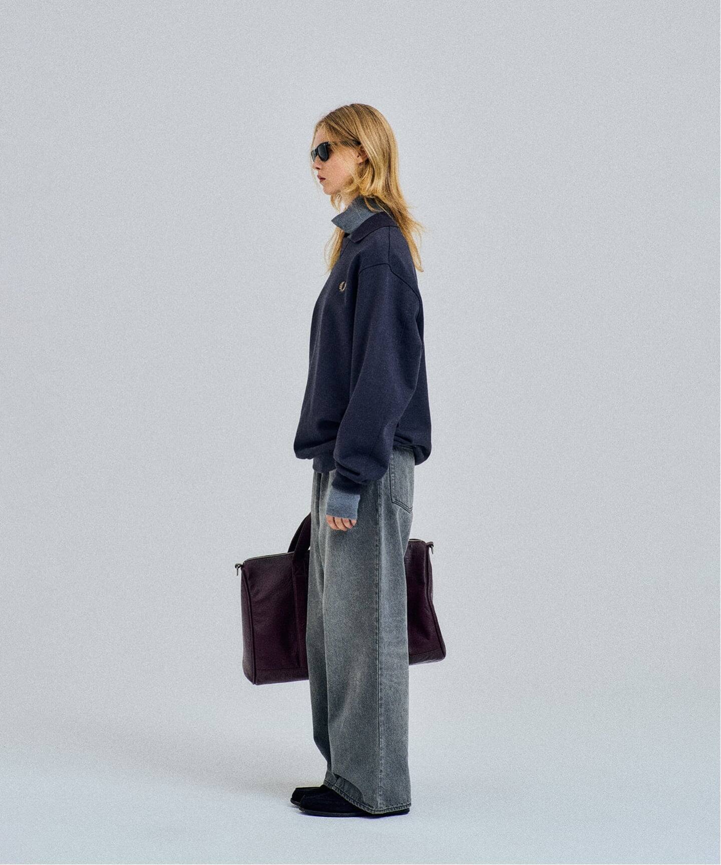 FRED PERRY / フレッドペリー 別注 フットボール カラー スウェット