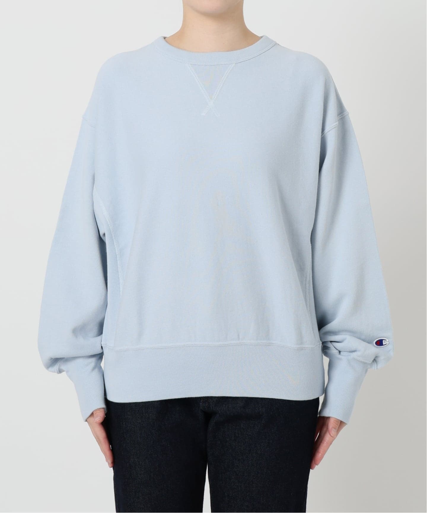 追加2》Champion/チャンピオン SLOBE別注 無地ガゼットスウェット
