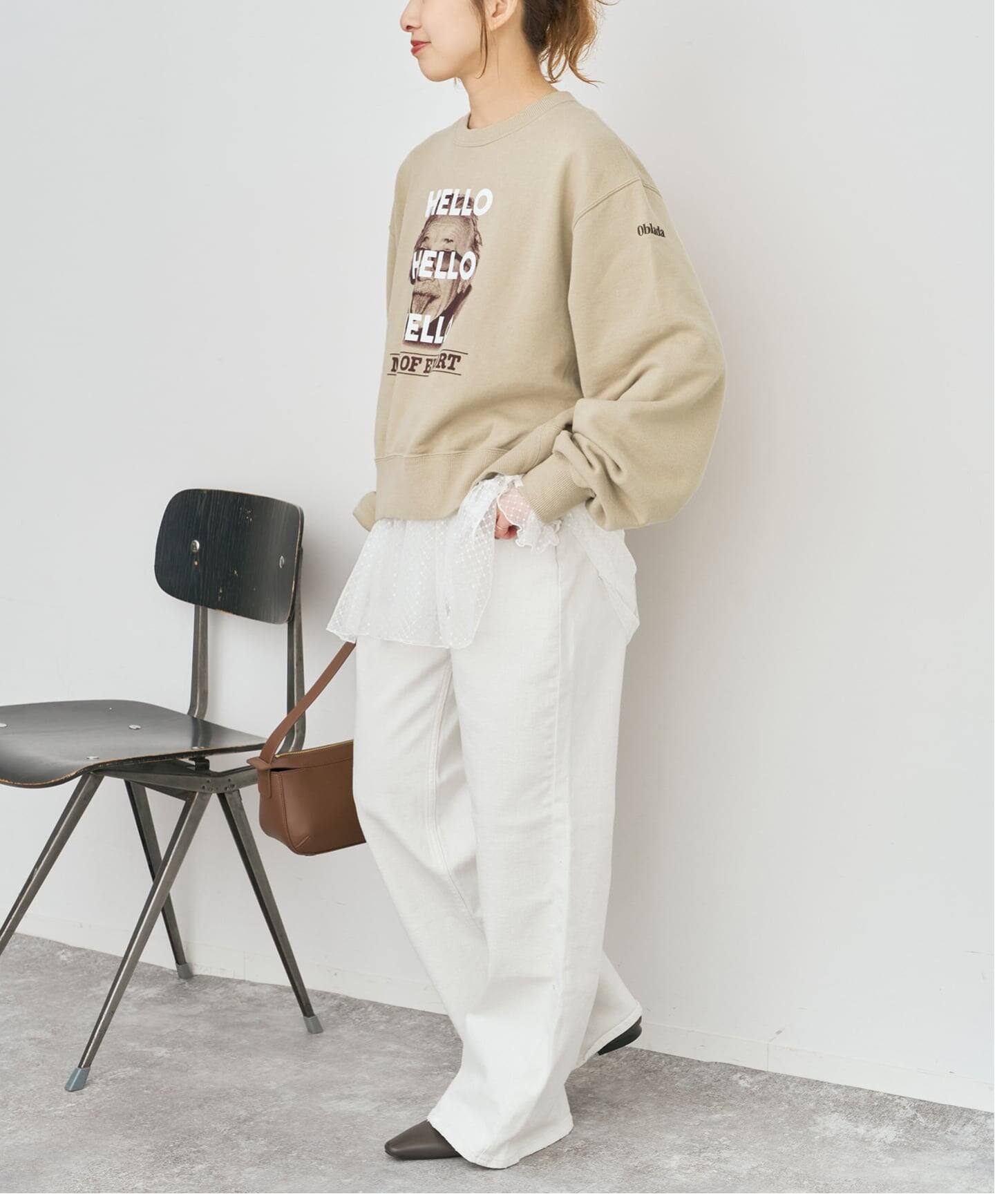追加》oblada / オブラダ 別注HELLO SWEAT*（スウェット）｜Spick and
