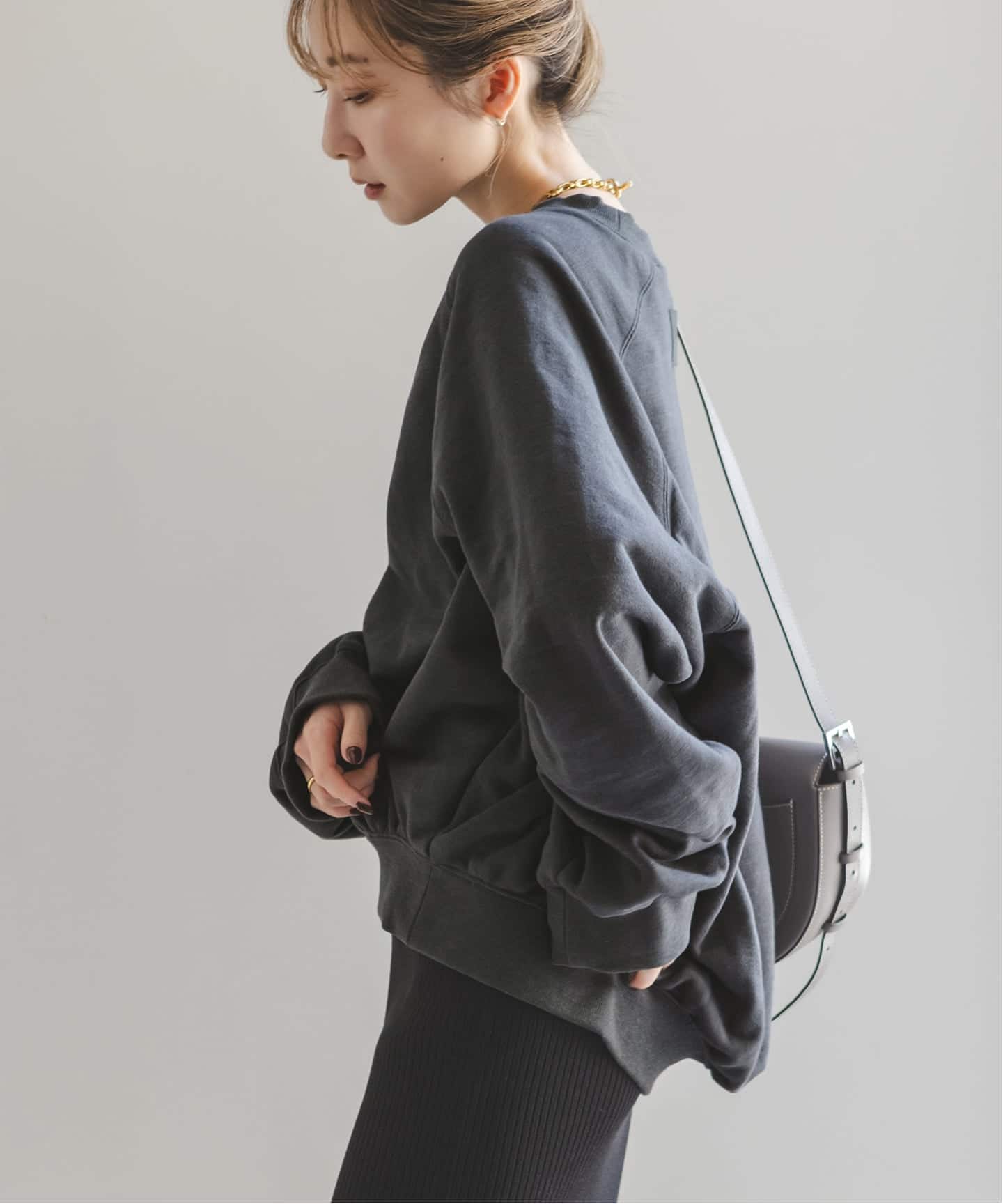 追加》COG THE BIGSMOKE/コグザビッグスモーク LEILA WIDE CUFF SWEAT