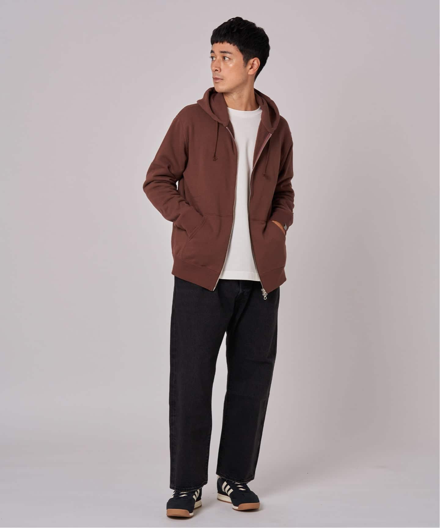 LOOPWHEELER × LOWERCASE for EDIFICE ライトツリウラケ ジップ