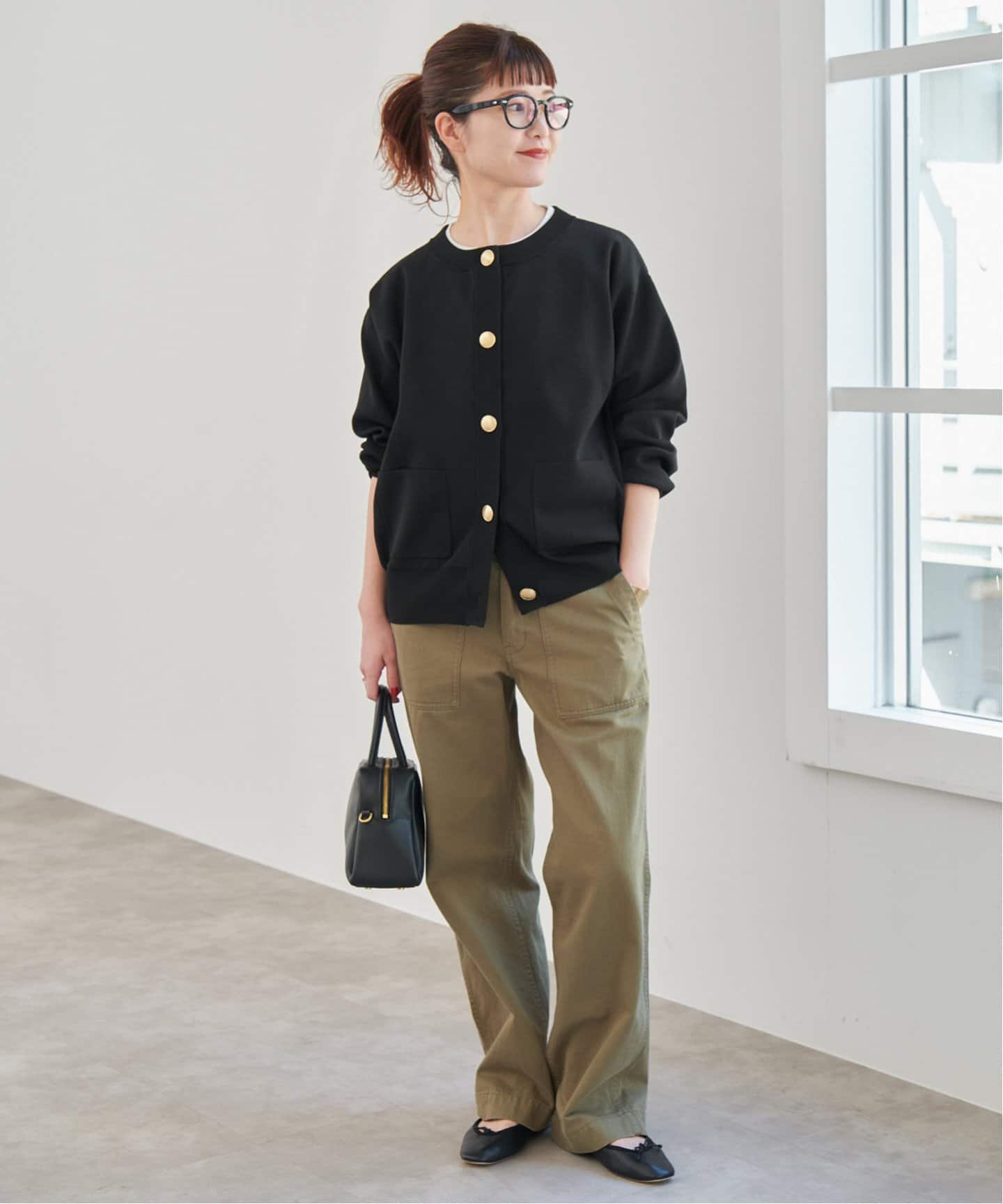 WEB限定 / 追加》ウォッシャブルクルーネックカーディガン