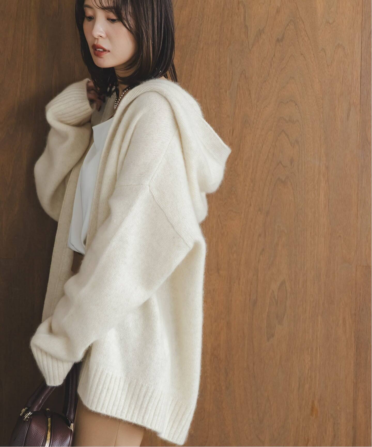 YAKフーディーカーディガン（カーディガン）｜NOBLE（ノーブル）の通販