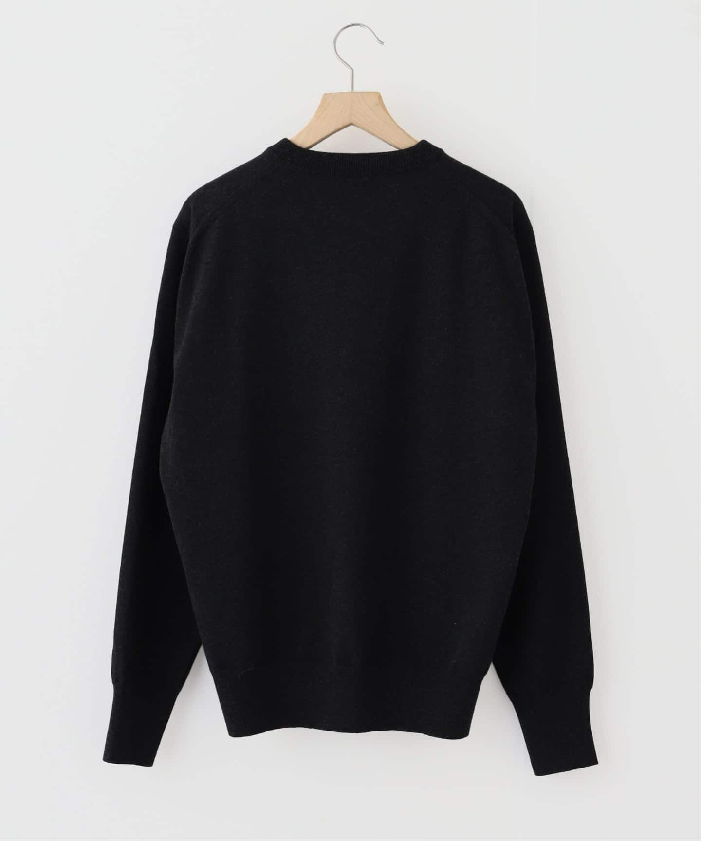 AURALEE (オーラリー) HIGH TWIST WOOL KNIT V-NECK プルオーバー