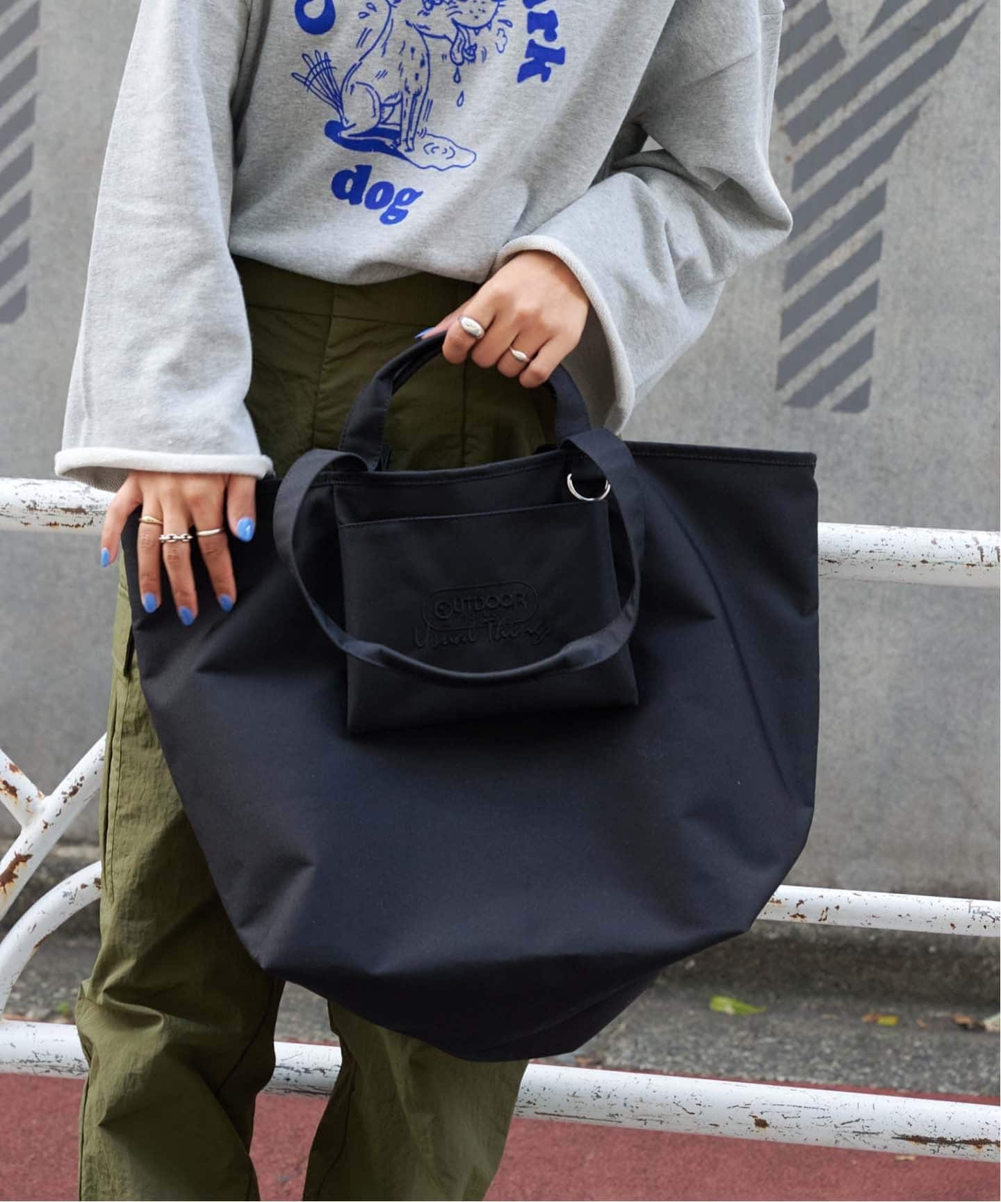 USUAL THINGS TOTE LARGE ユニセックス対応（トートバッグ）｜OUTDOOR