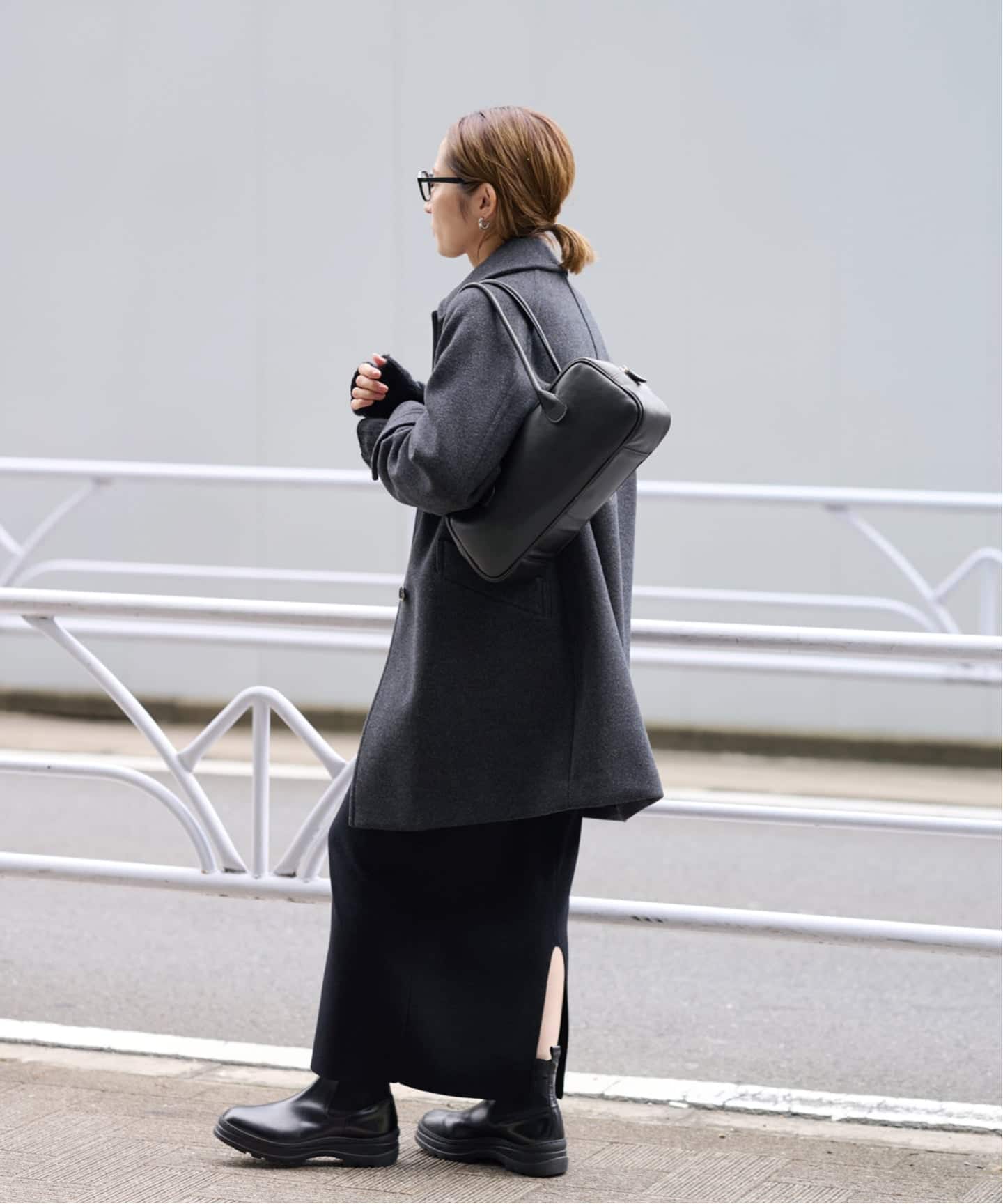 ≪WEB限定 / 追加≫AULENTTI/オウレンティ 別注ロングハンドルボストン