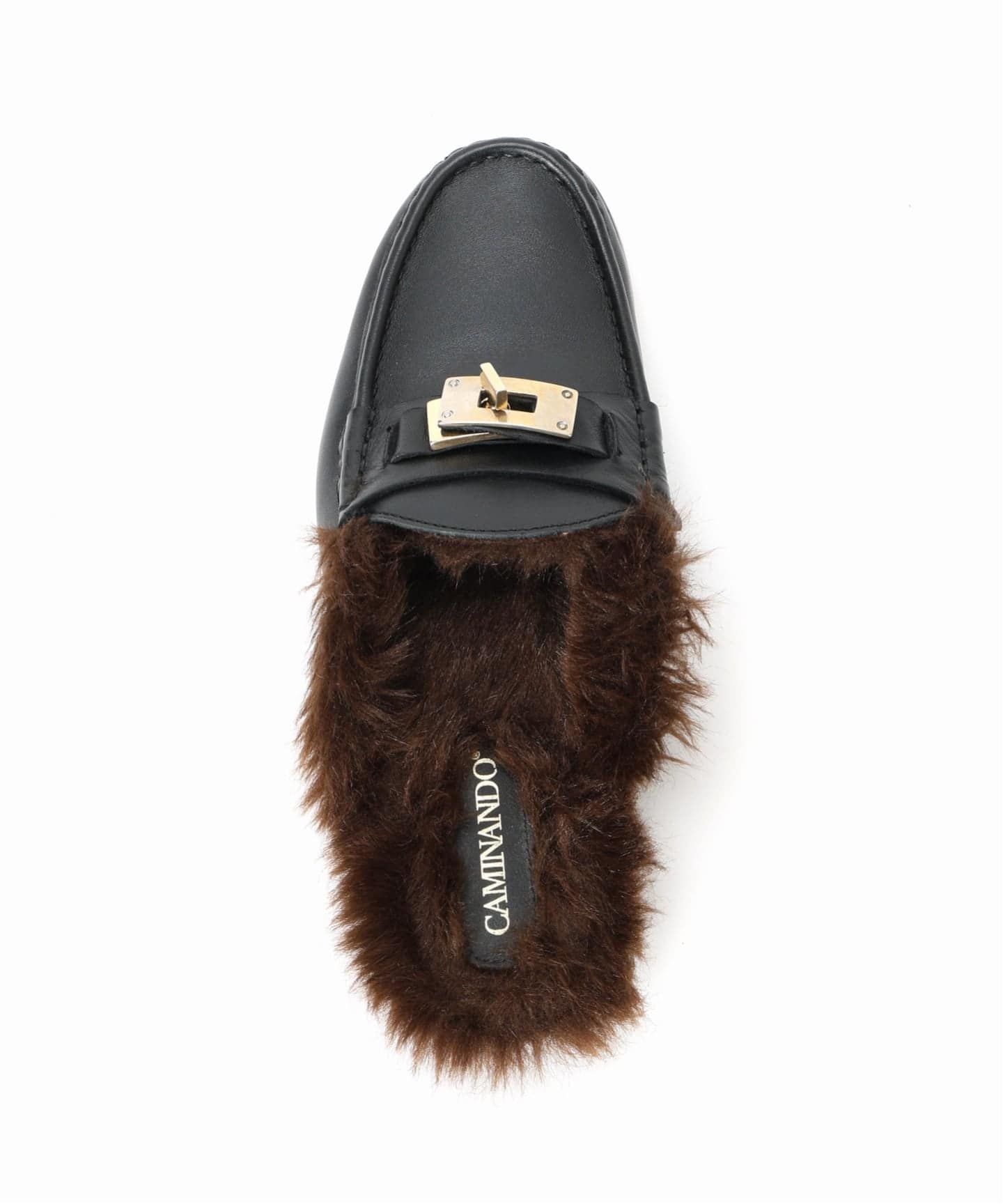 CAMINANDO カミナンド 別注 Fur付ミュール 25136W（フラットシューズ