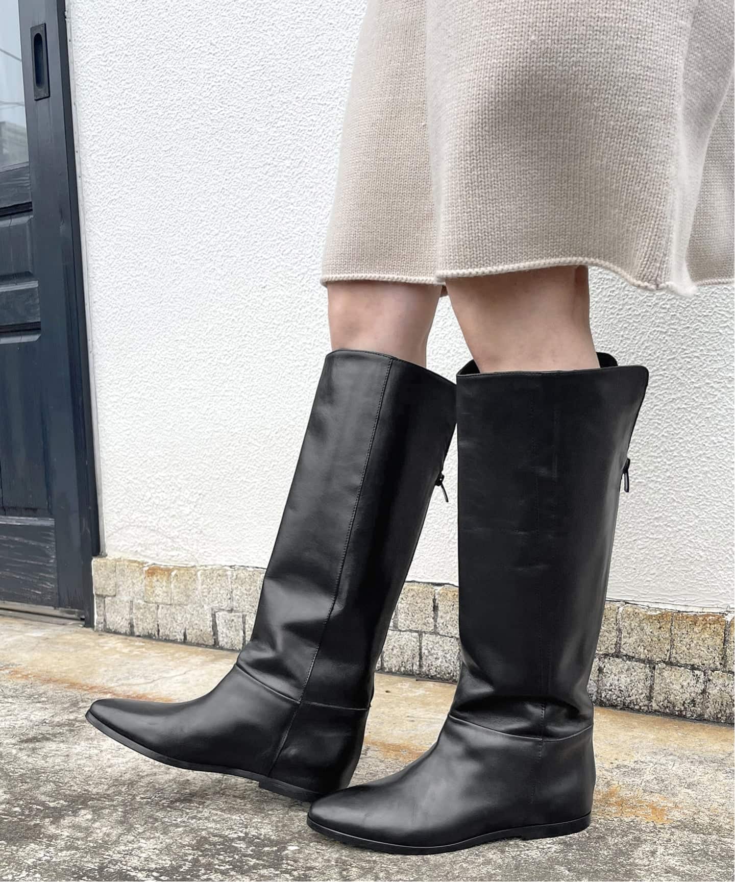 CORSO ROMA 9 / コルソローマノーヴェ インヒールロングブーツ（ロング