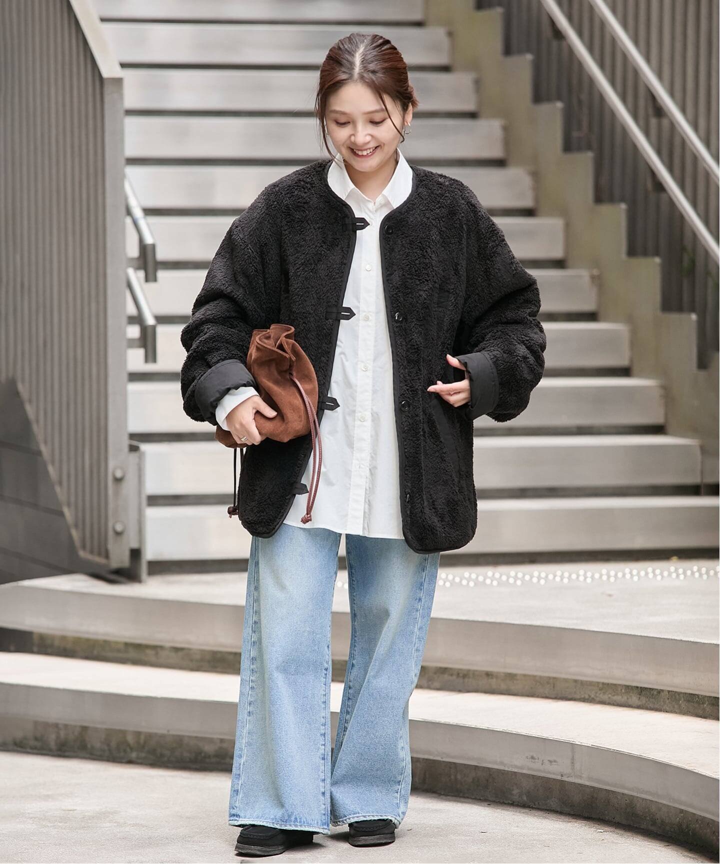 別注【ARMY TWILL/アーミーツイル】Cotton Nylon Reversible（ボア