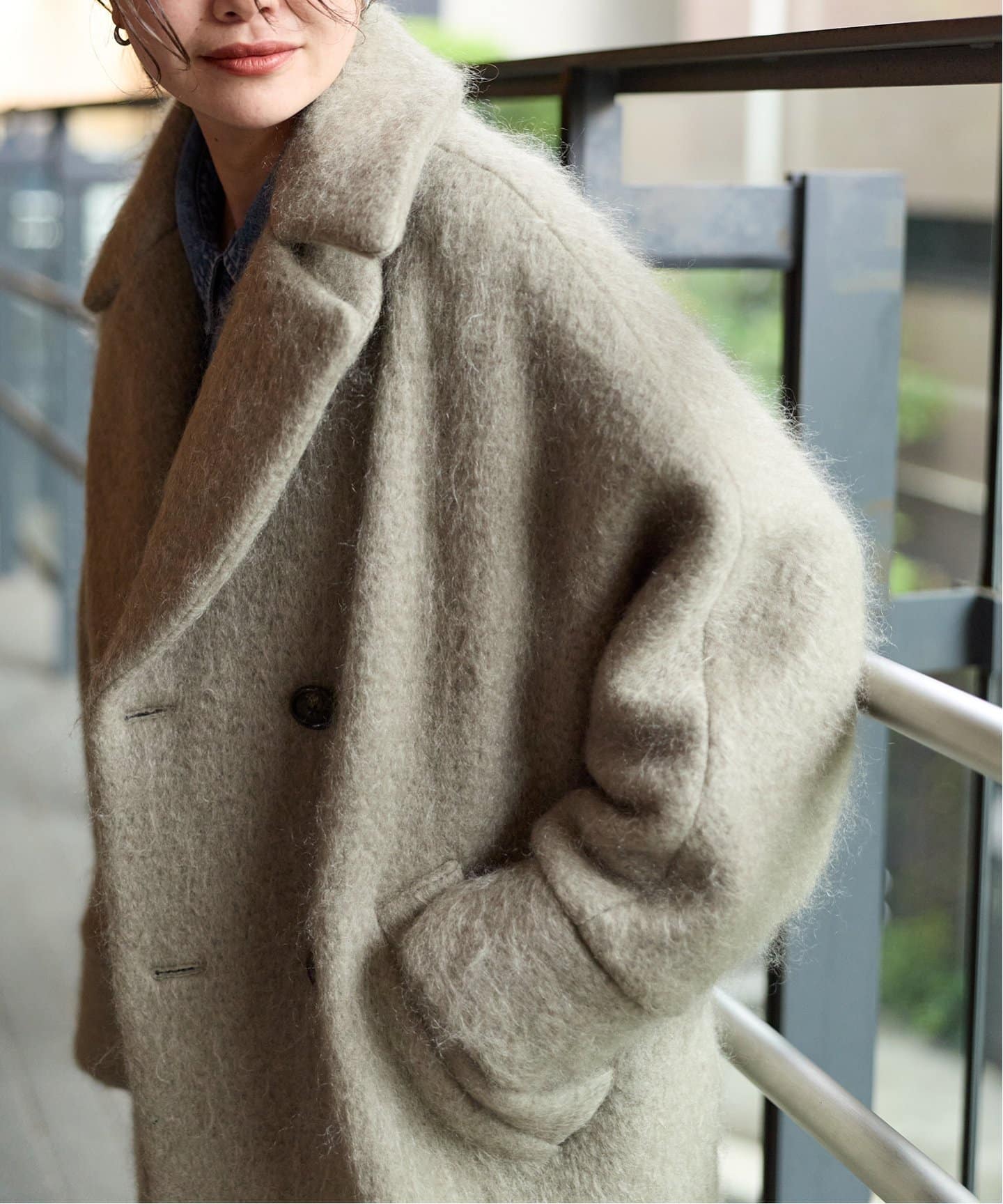 別注【TICCA / ティッカ】モヘヤ混テントコート（その他ブルゾン