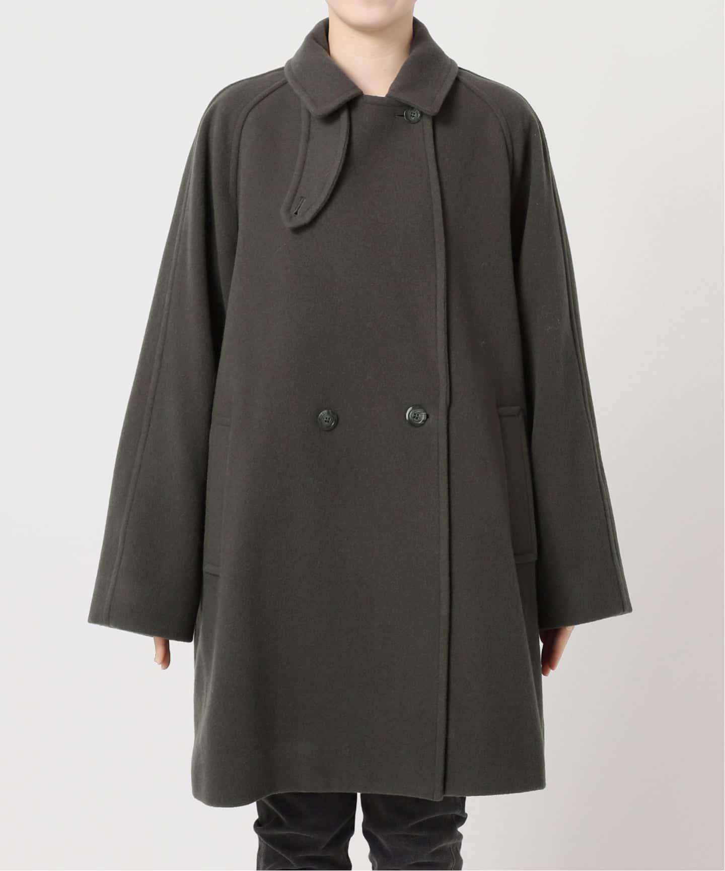 WEB限定追加2》尾州ウールモッサWブレストハーフコート（その他