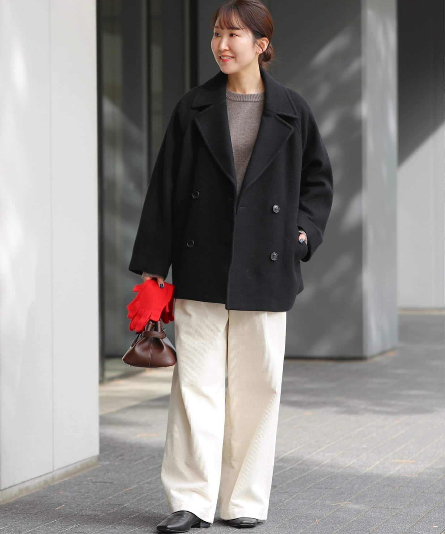 WEB限定》尾州ウールショートPコート（ピーコート）｜JOURNAL STANDARD