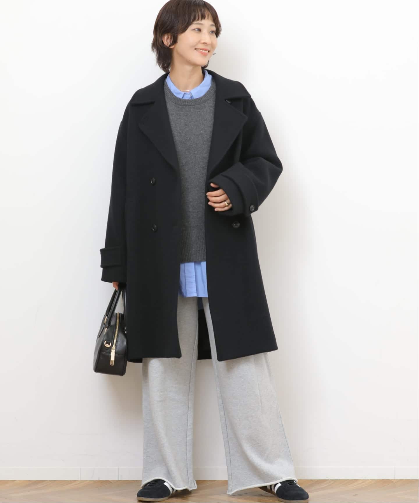 追加》ピュアラムロングコクーンコート（ピーコート）｜JOURNAL