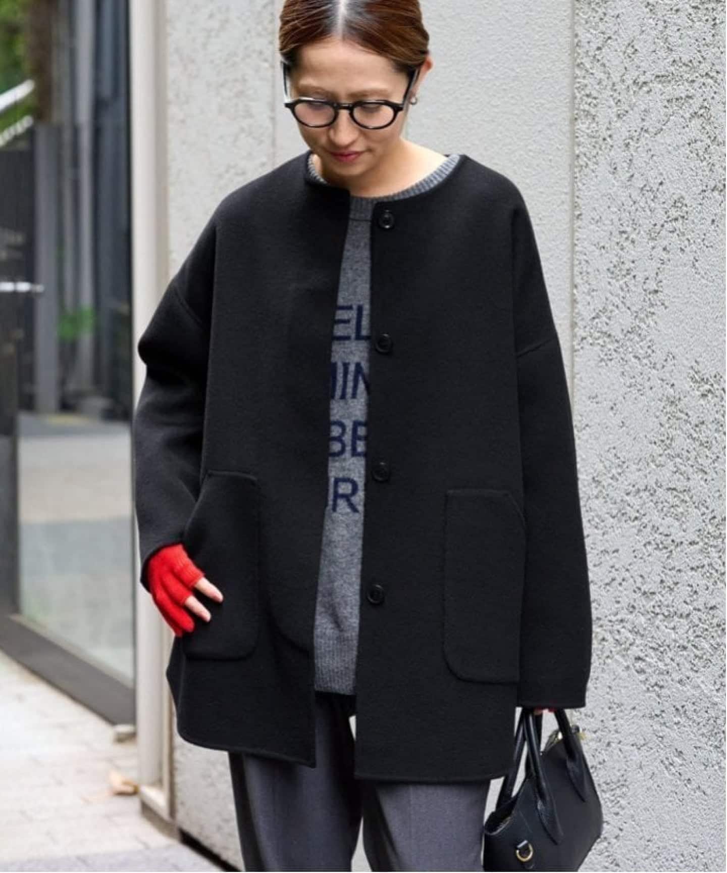 ≪WEB限定追加≫ハミルトンリバークルーネックコート 2（ノーカラー