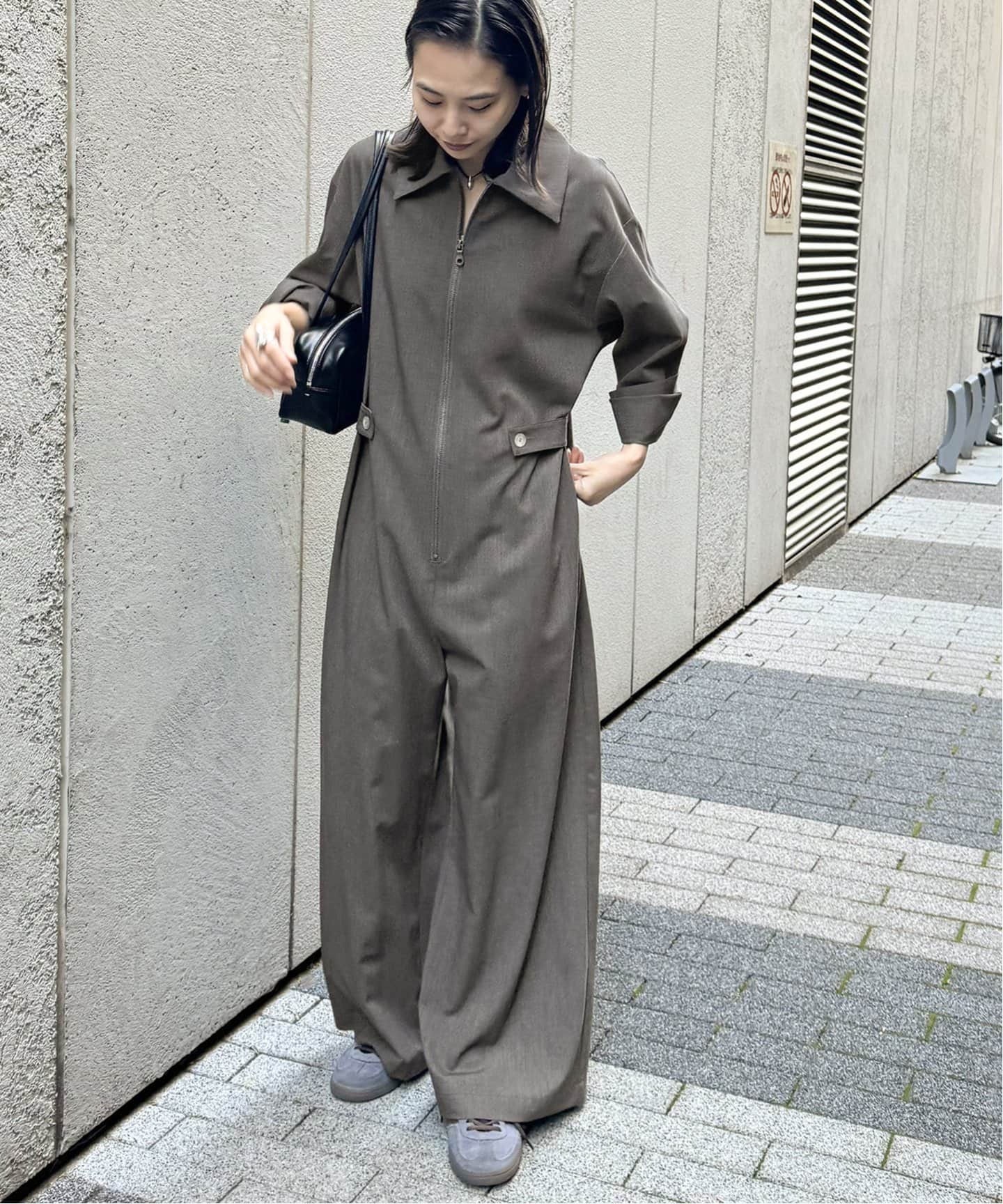 ソモウライクジップオールインワン（つなぎ／オールインワン