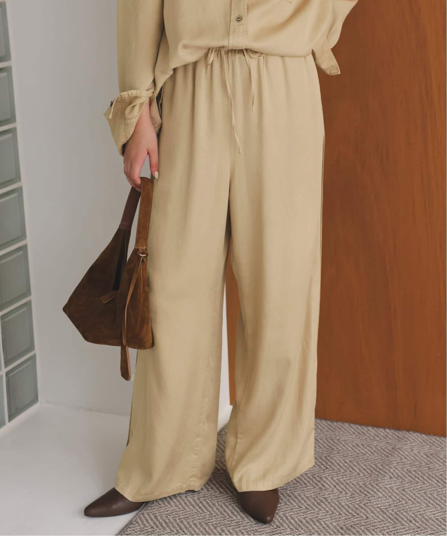 セットアップ対応可》製品染めイージーパンツ（その他パンツ）｜SLOBE