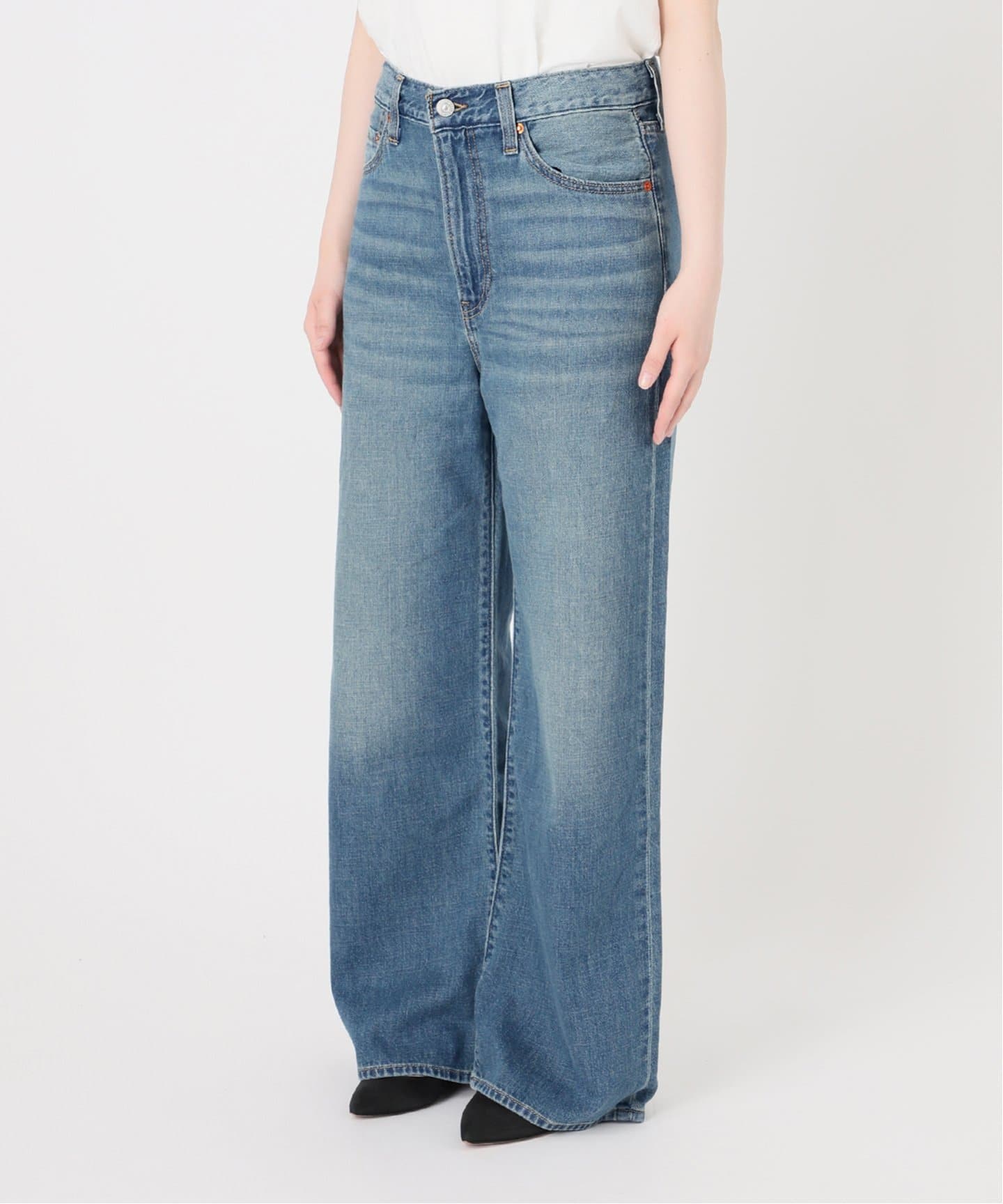 LEVI'S/リーバイス S*S 別注SMU RIBCAGE WIDE LEG（デニムパンツ