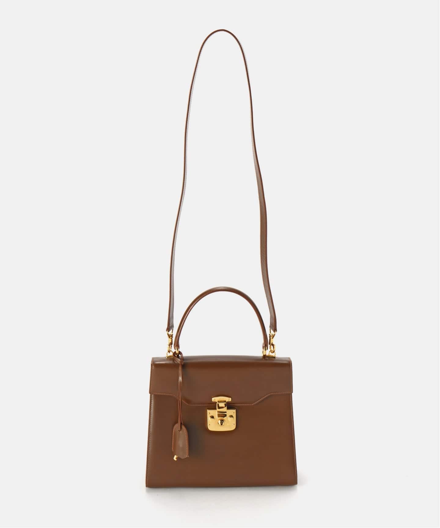 VINTAGE GUCCI/グッチ】Lady lock ハンドバッグ 24 2way（ハンドバッグ