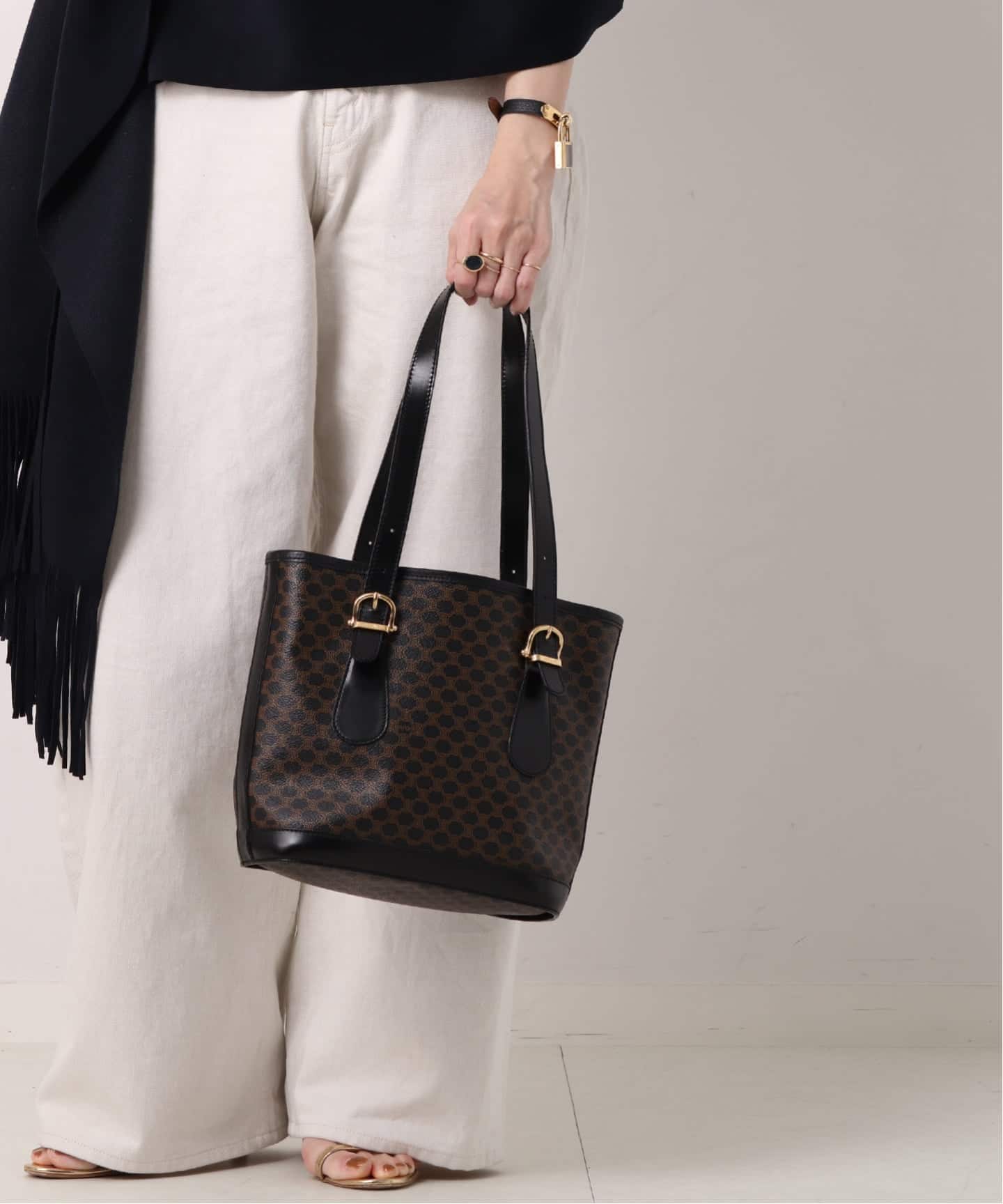 VINTAGE CELINE/セリーヌ】macadam ショルダーバッグ（ショルダー