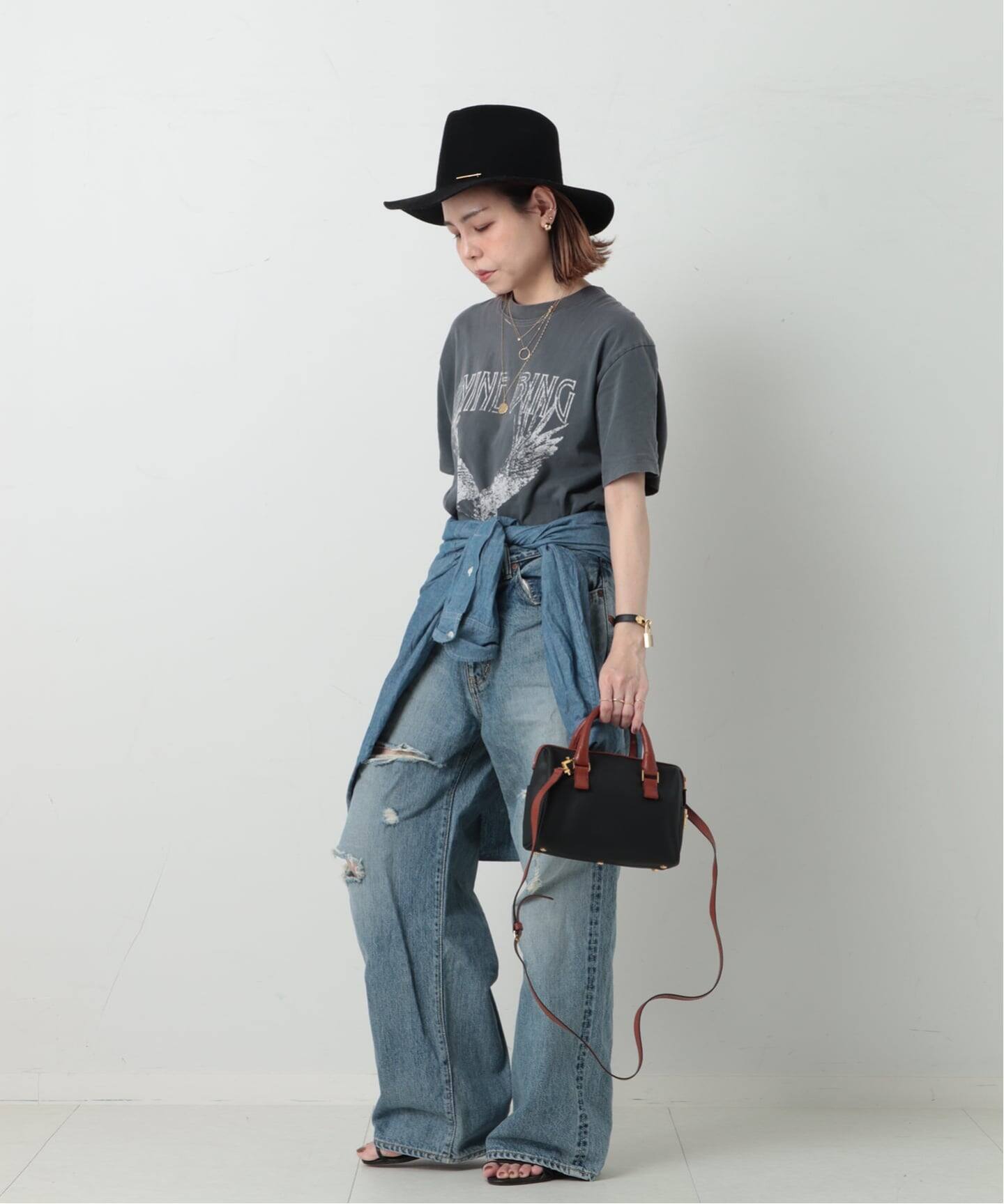 VINTAGE BOTTEGA VENETA/ボッテガ ヴェネタ】ミニボストンバッグ 2way