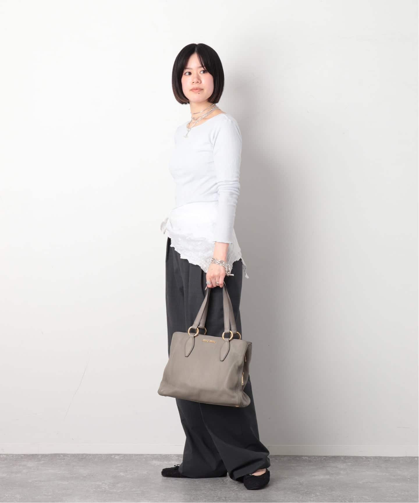 MIU MIU/ミュウミュウ】2way tote bag（トートバッグ）｜ENSEMBLE