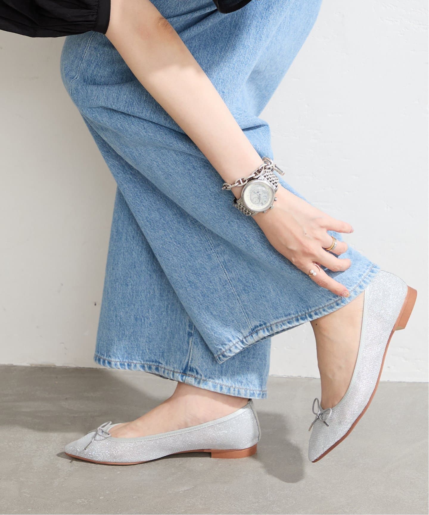 ポインテッドギャザーネットバレエ（バレエシューズ）｜LE TALON（ル