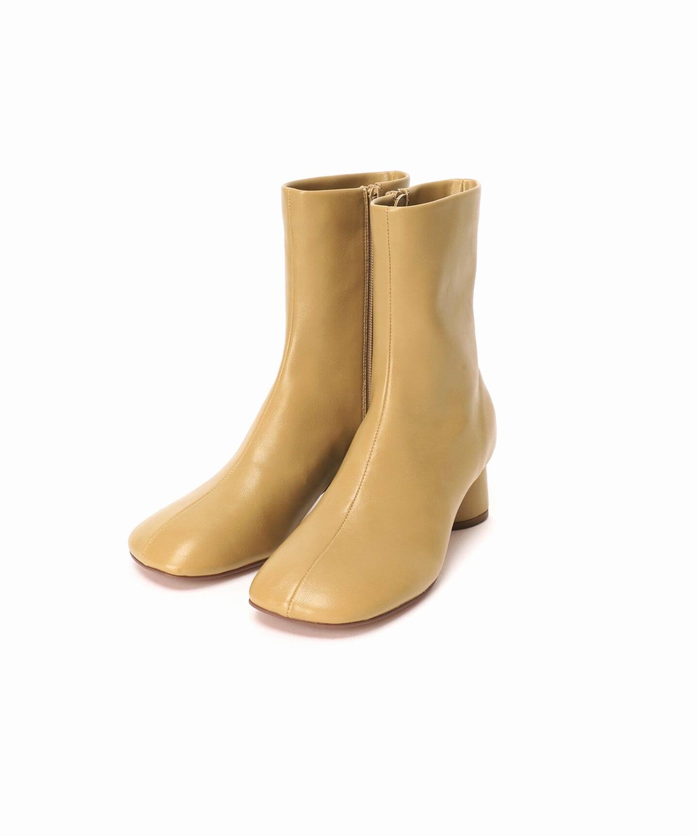 追加》4.5cmオブリークショートブーツ（ブーティ・ショートブーツ