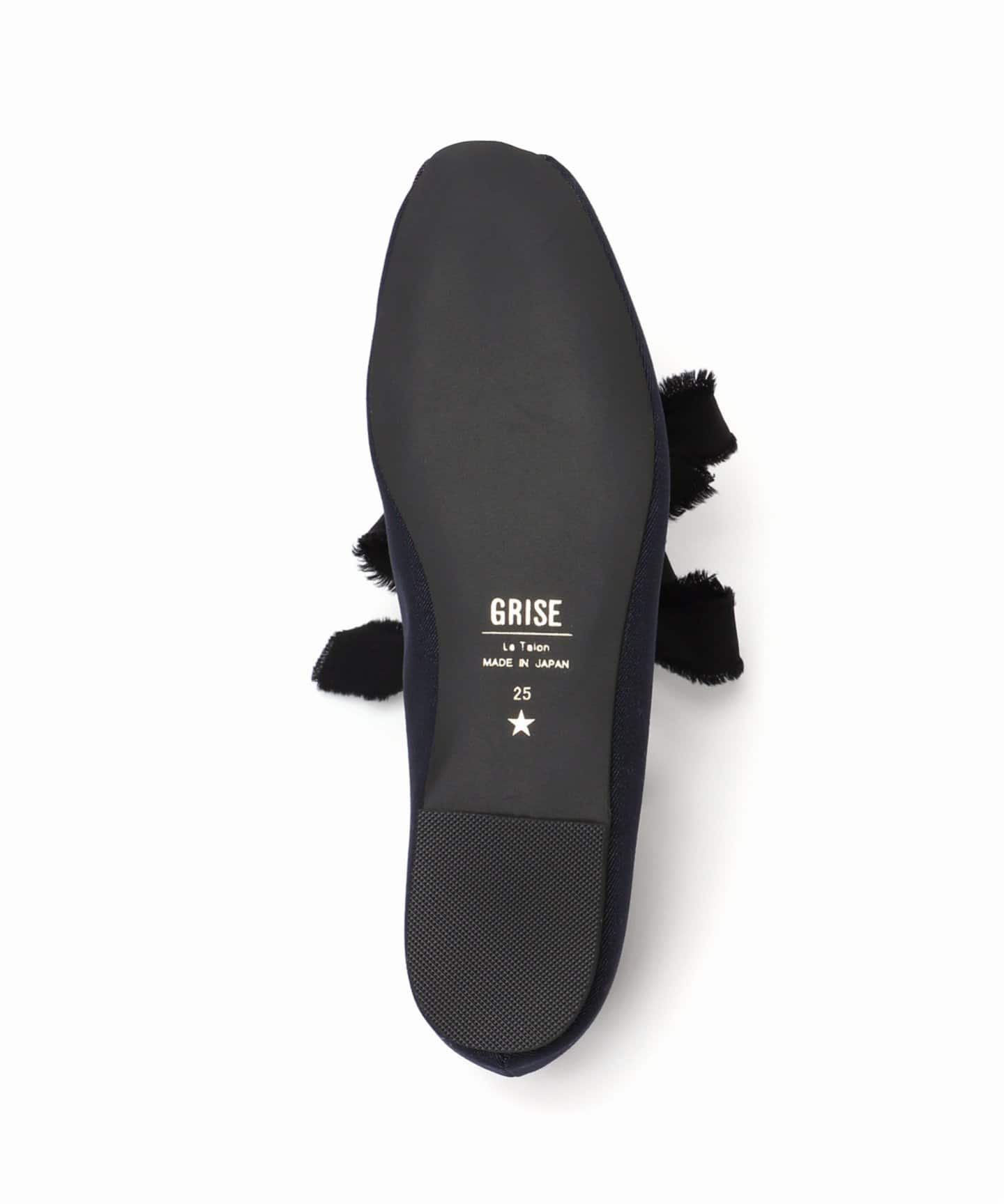 追加》GRISEサテンリボンバレリーナ（フラットシューズ）｜LE TALON