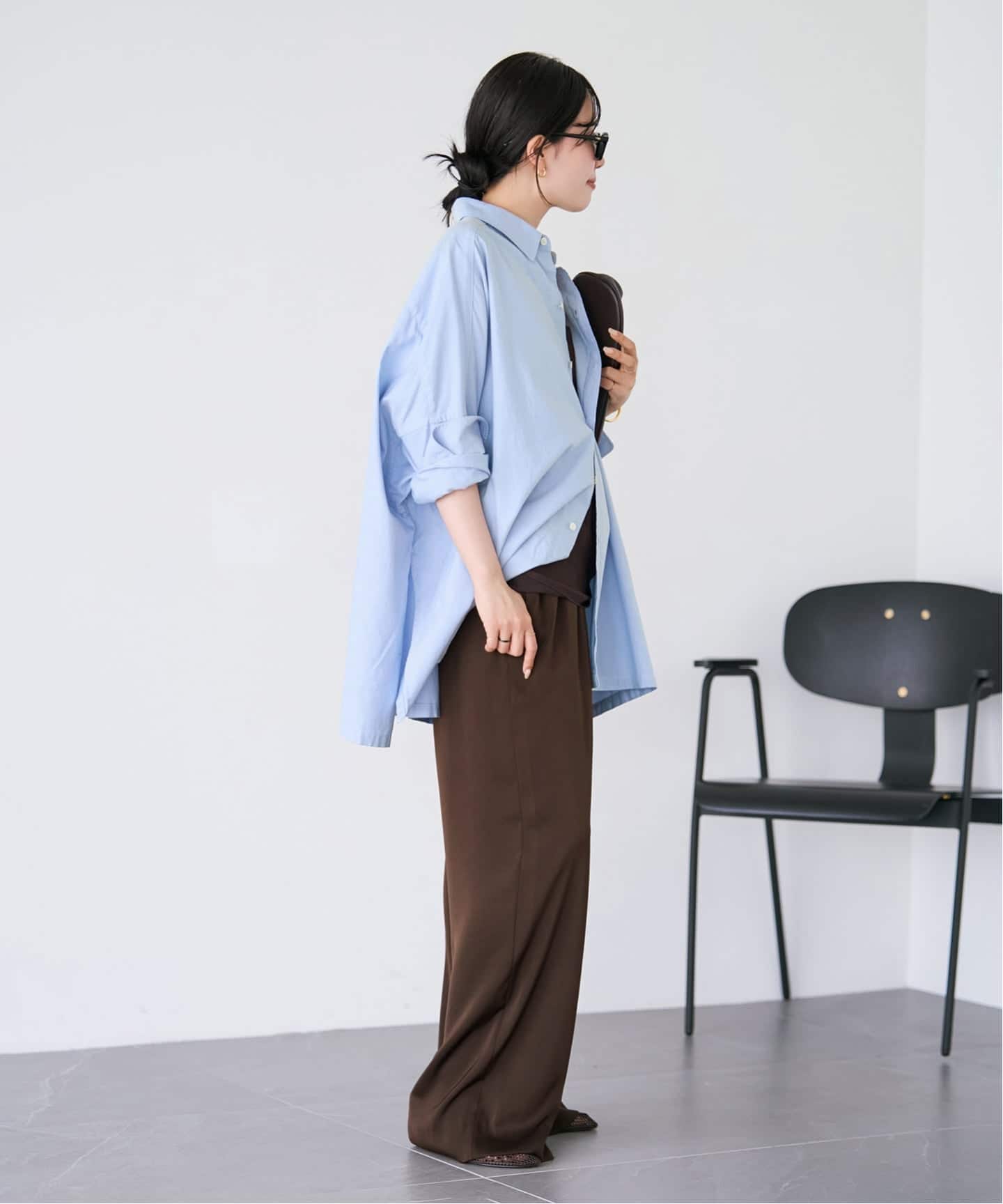 追加》Light OX Poncho シャツ（シャツ／ブラウス）｜Plage