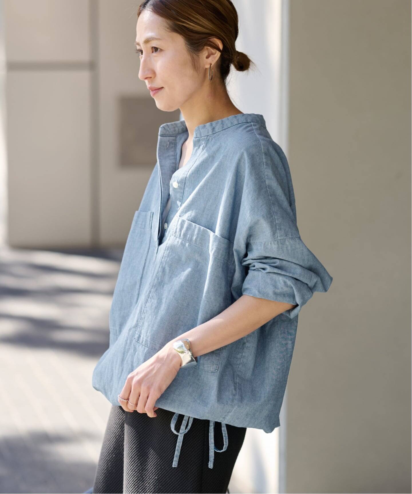 ≪WEB限定 / 追加予約≫ダンガリードロストシャツ（シャツ／ブラウス