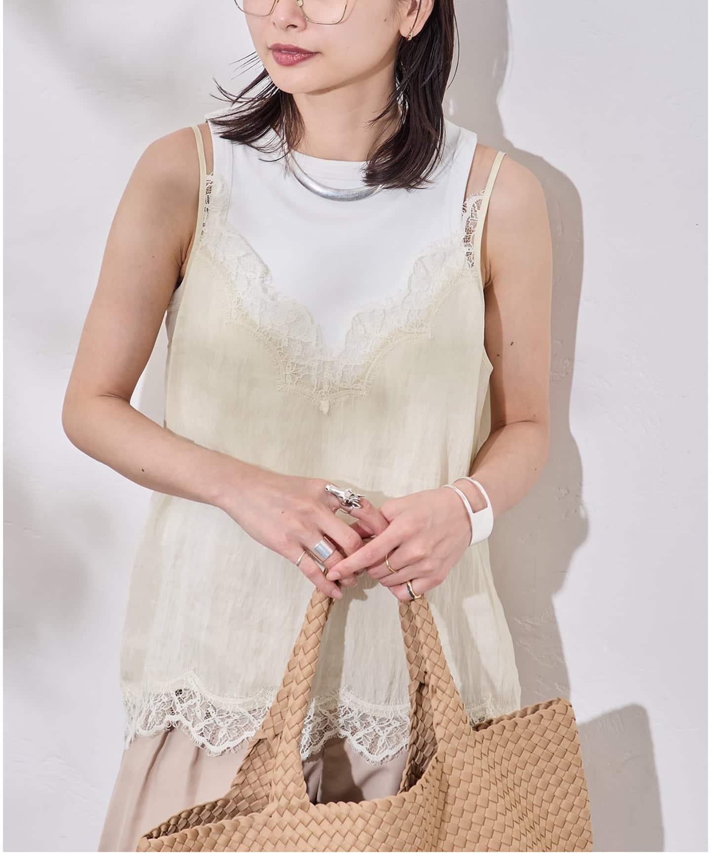 追加予約4》フィブリルリヨセルキャミ（シャツ／ブラウス）｜JOURNAL