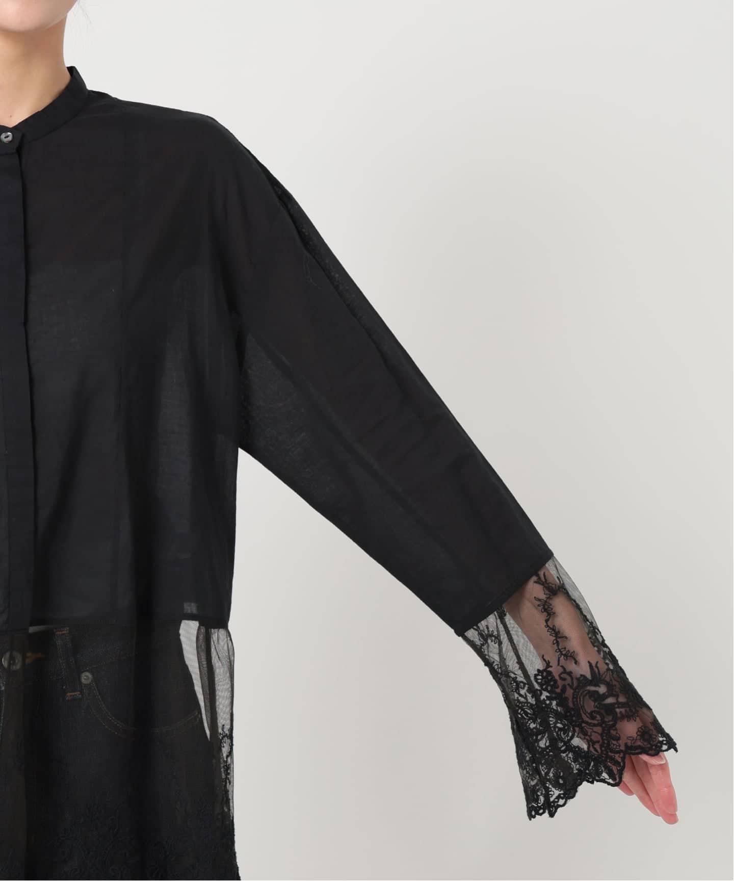 WEB限定/追加予約》チュールレースブラウス（シャツ／ブラウス