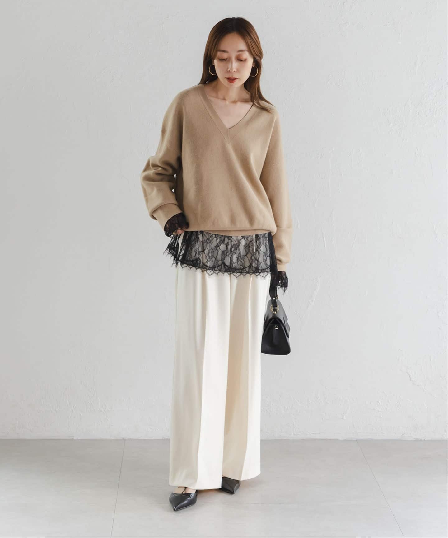 追加予約》サラサシアーレースブラウス（シャツ／ブラウス）｜NOBLE