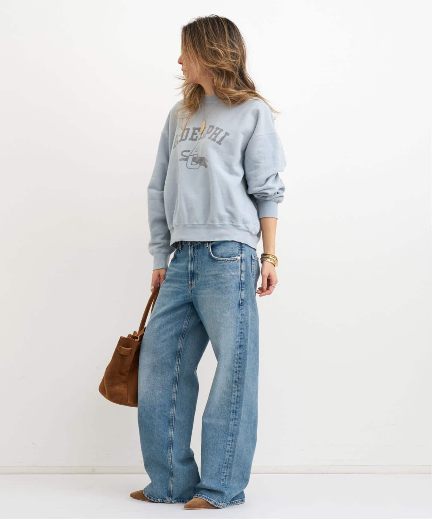 REMI RELIEF/レミ レリーフ】 NEW CREW NECK SWEAT（スウェット）｜L