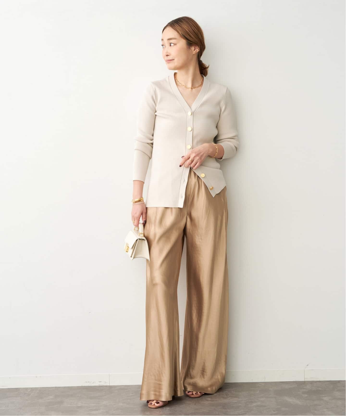 DINER RIB Vネックカーディガン（カーディガン）｜Deuxieme Classe