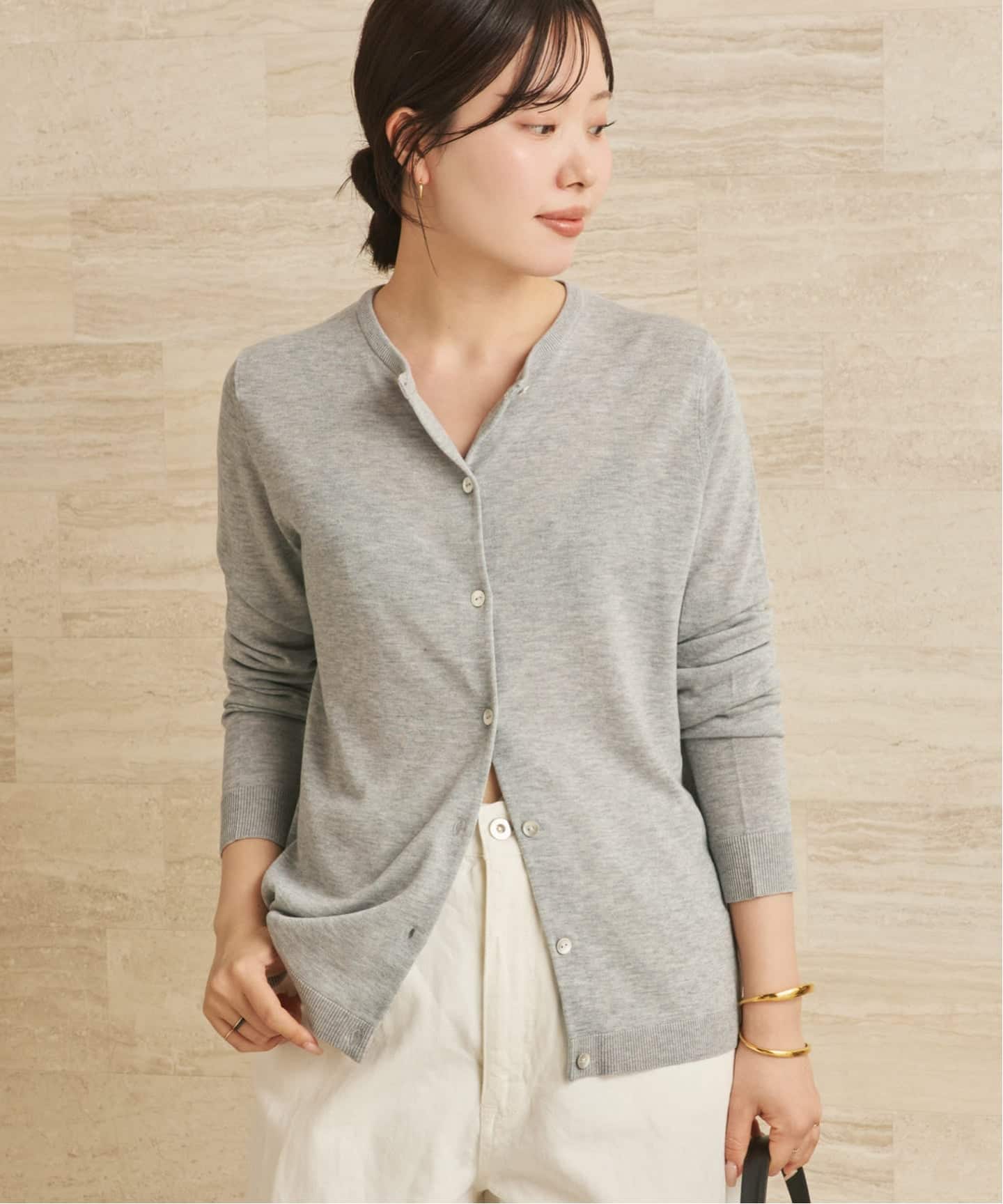 追加予約》vis/silk mix カーディガン（カーディガン）｜Plage