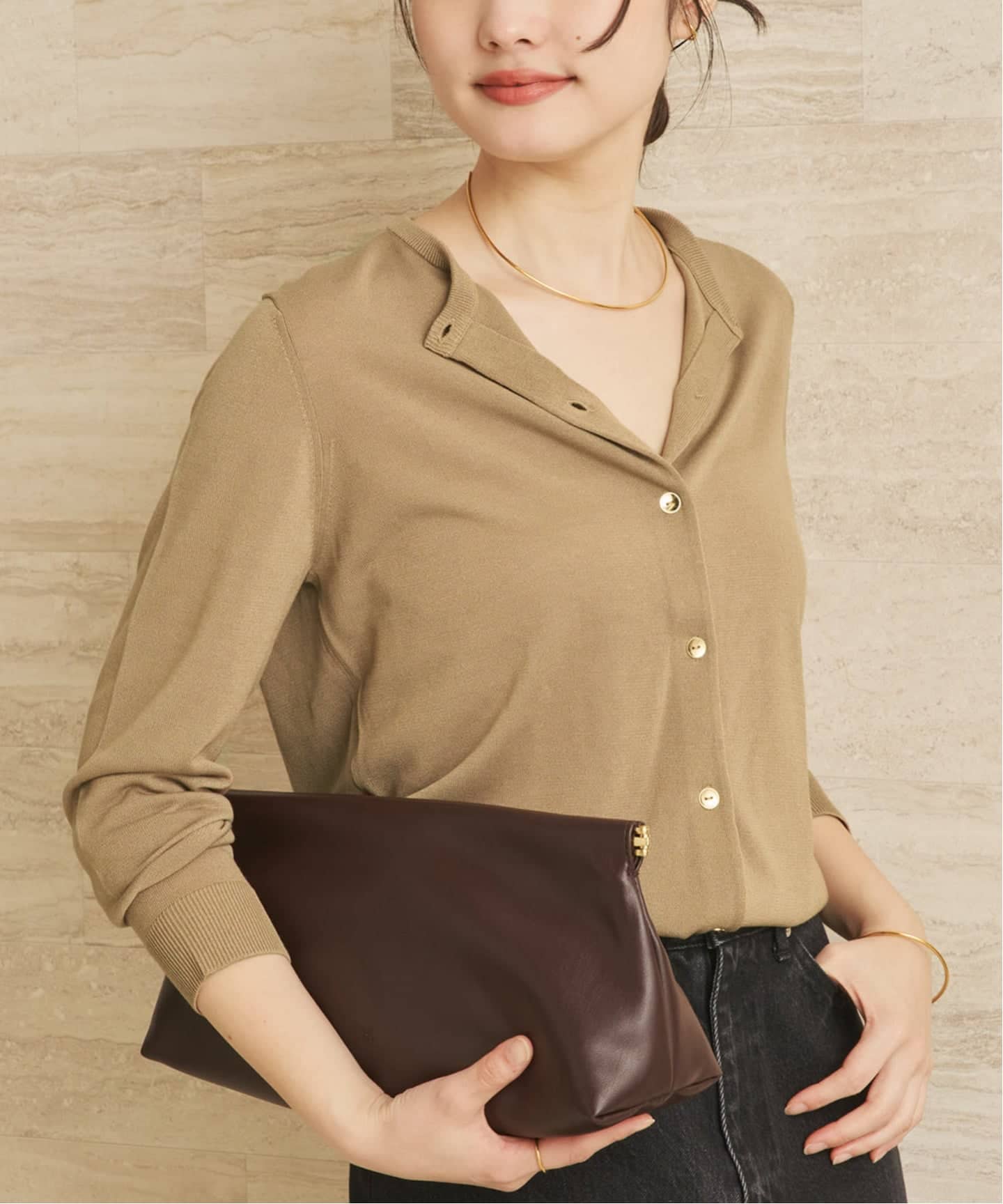 追加予約》vis/silk mix カーディガン（カーディガン）｜Plage