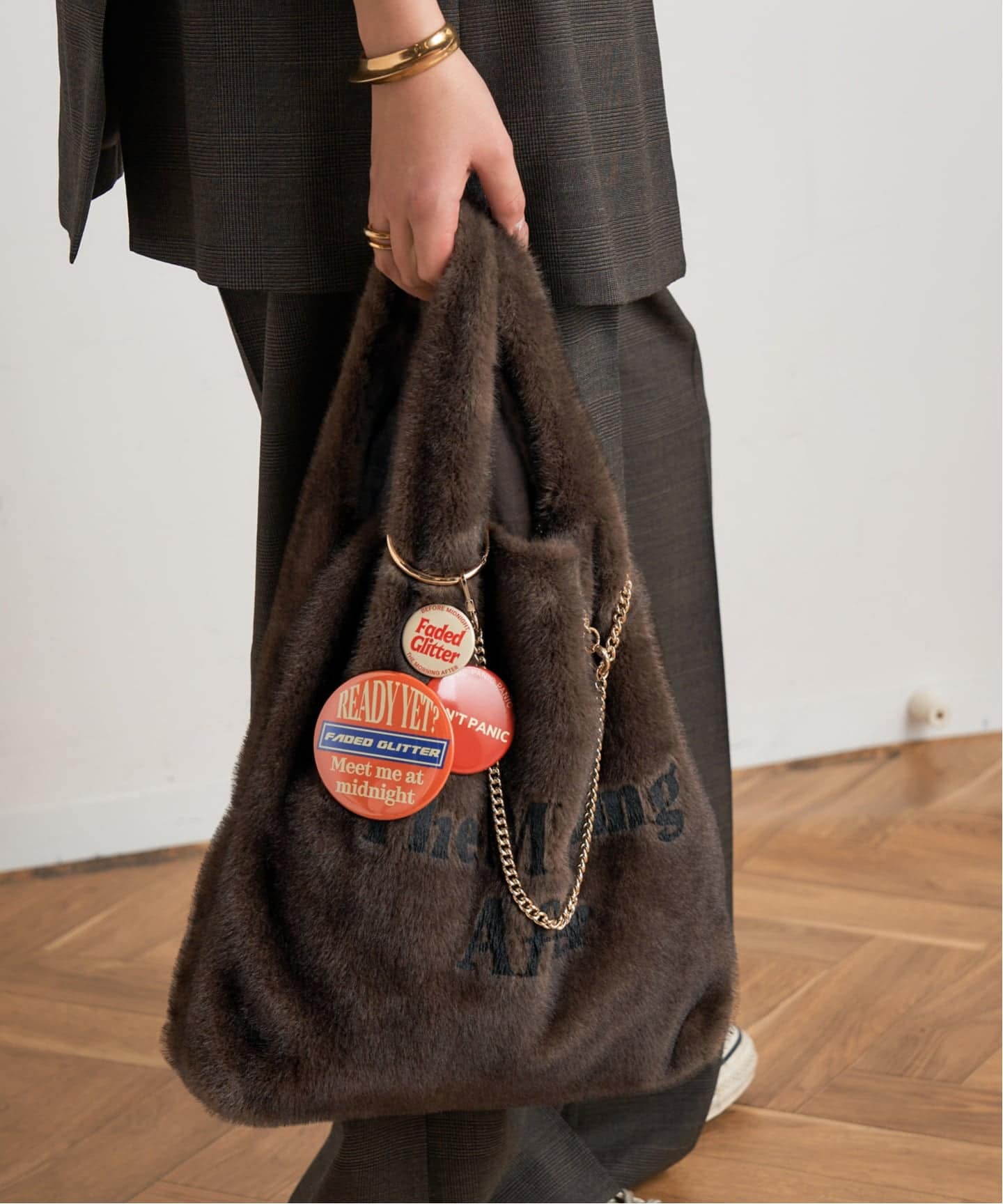 SKIN/スキン】Shaggy print Bag（トートバッグ）｜AP STUDIO（エーピー