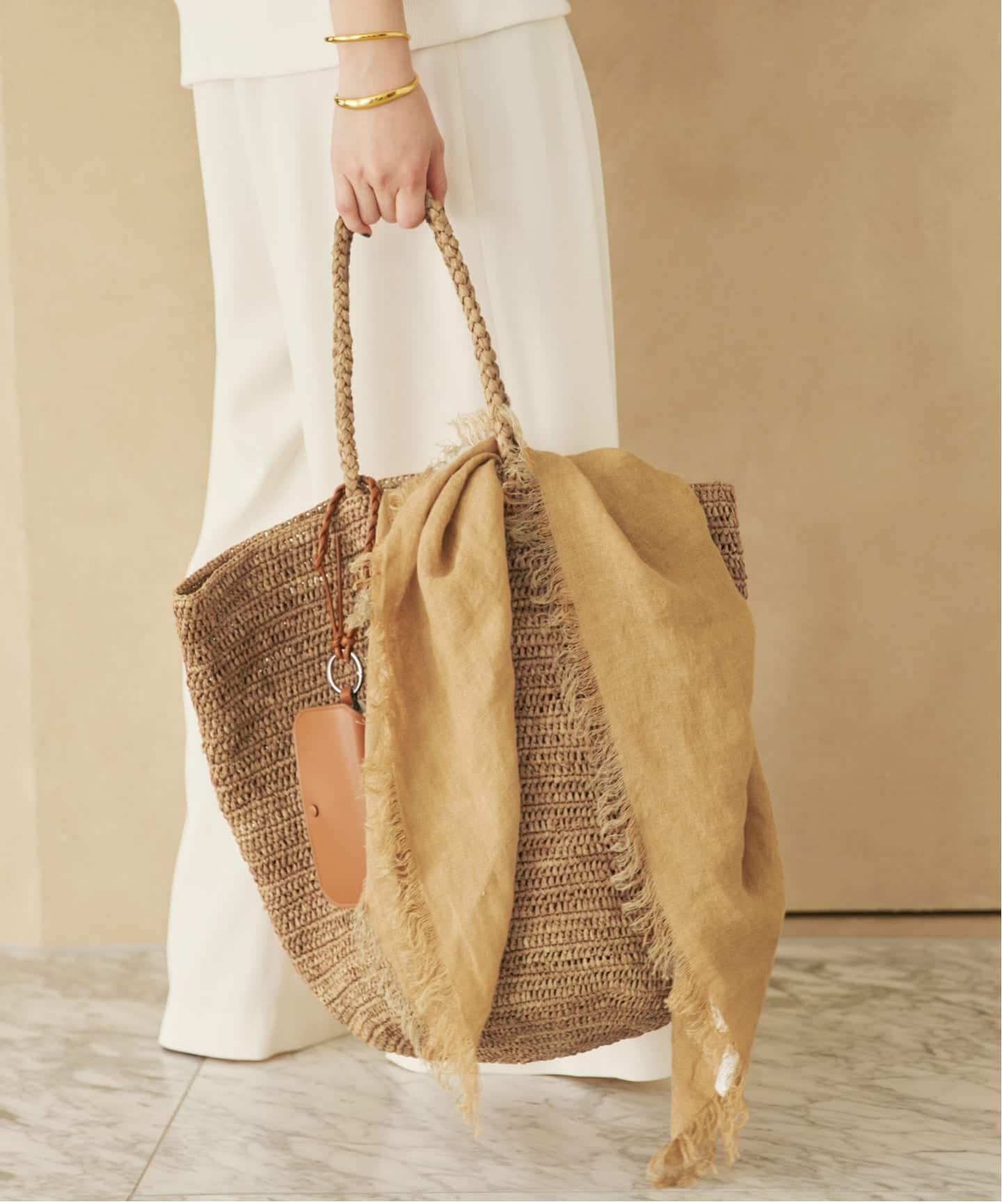 追加予約》RAFFIA BASKET バッグ（かごバッグ）｜Plage（プラージュ