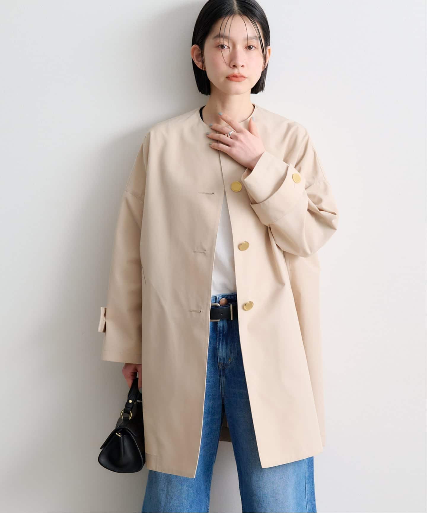 TRADITIONAL WEATHERWEAR MALTON NO COLLAR（ノーカラーコート