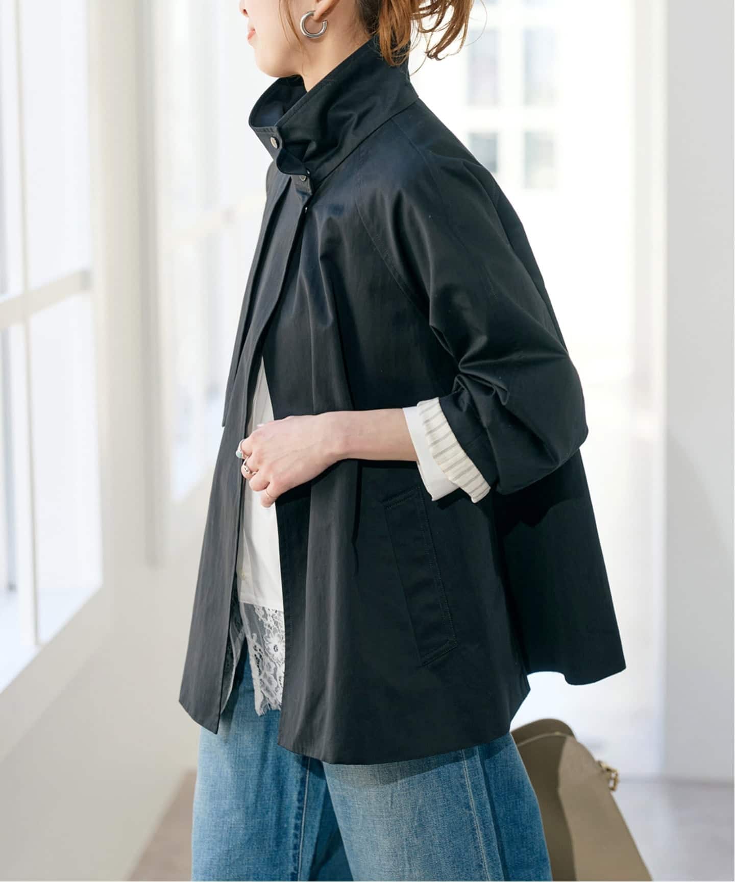 CO/PAスタンドカラーショートコート（その他ブルゾン／アウター