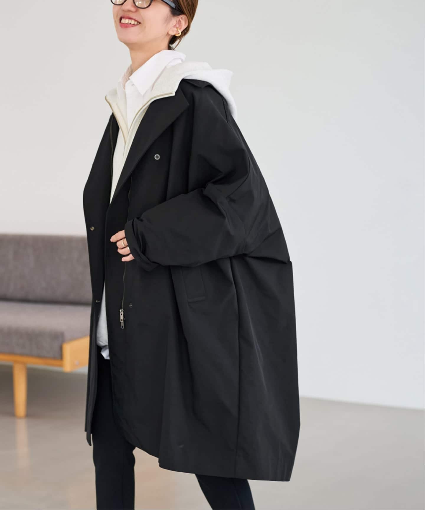 ≪追加予約≫撥水ポンチョトレンチコート 3（その他ブルゾン／アウター