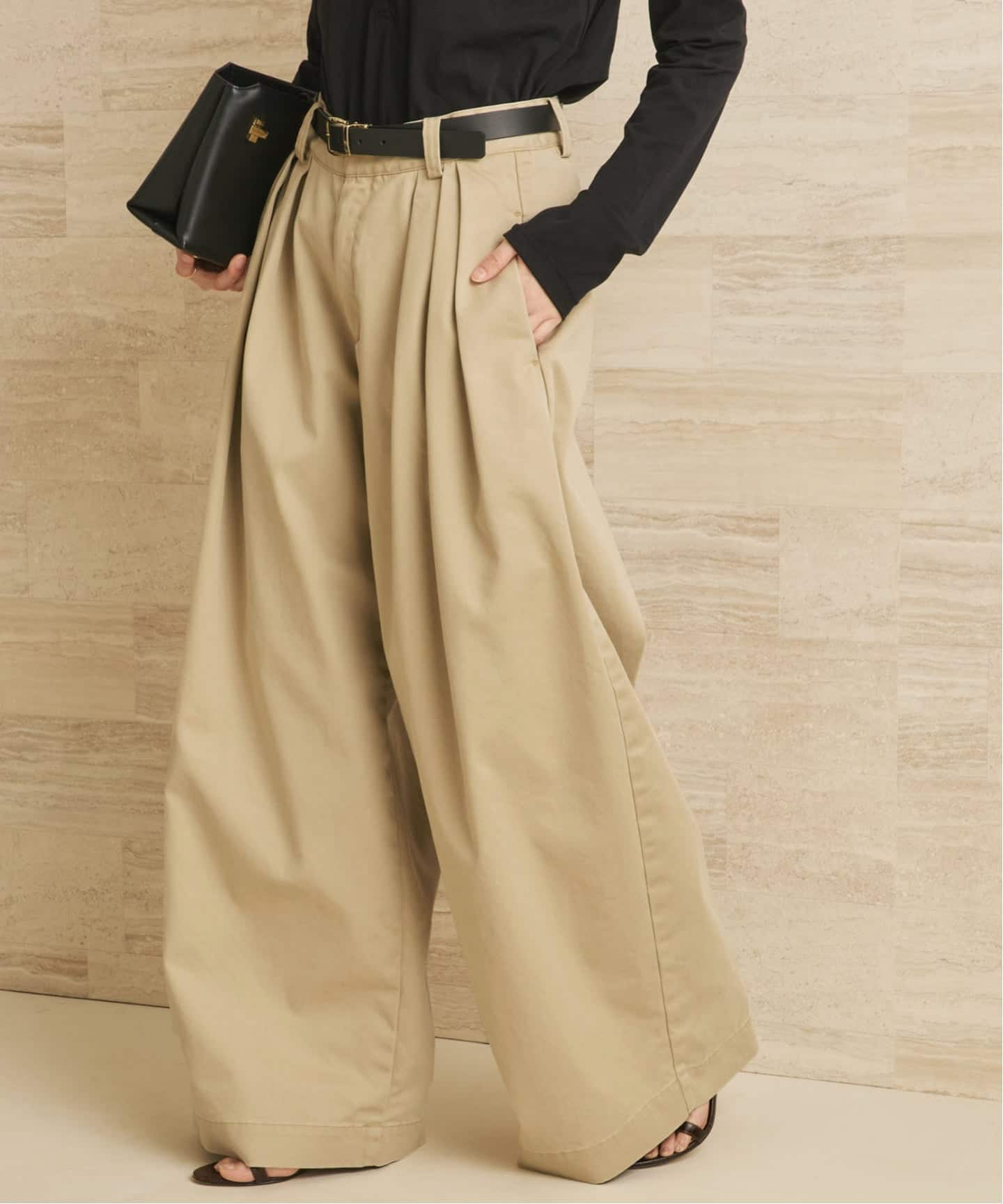 追加予約》R'IAM Super wide CHINO パンツ 2（チノパンツ）｜Plage