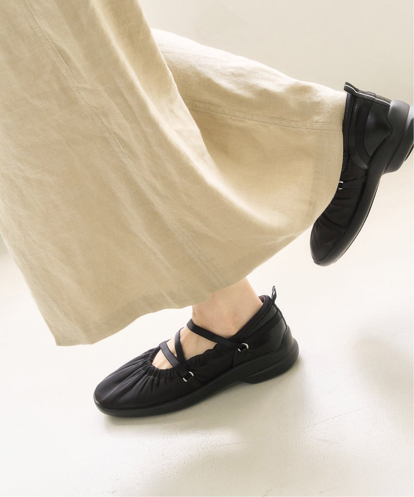 追加》Lエラスティックスニーカー（スニーカー）｜LE TALON（ル タロン