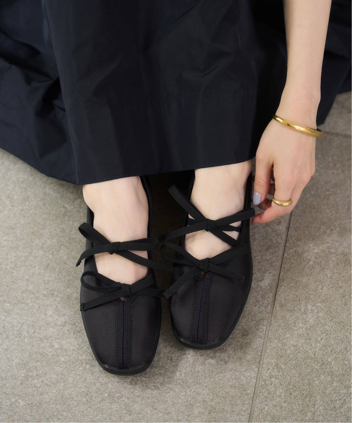 追加》Lダブルリボンバレリーナ（スニーカー）｜LE TALON（ル タロン